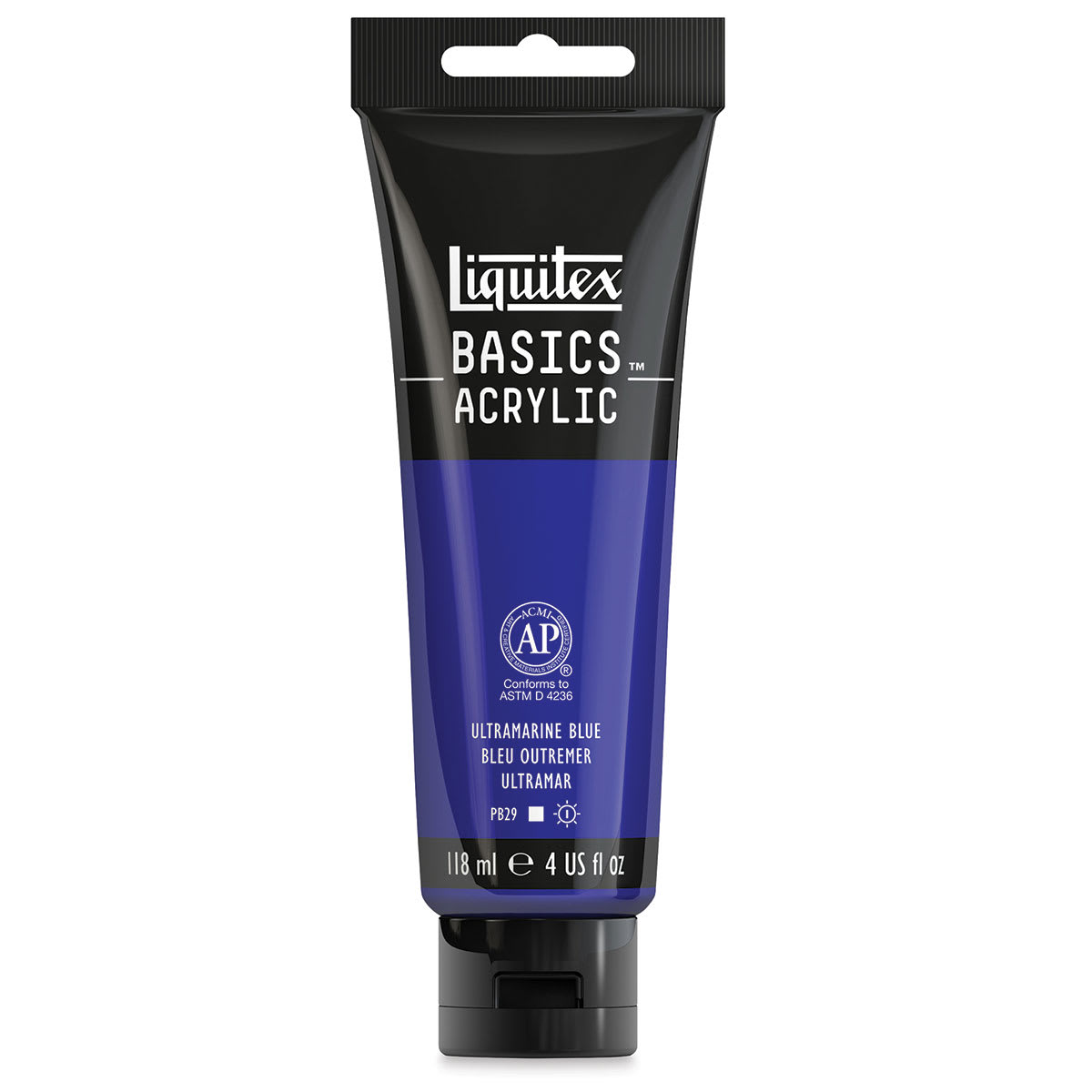 Liquitex Basics - Ultramarine Blue, 4 oz tube