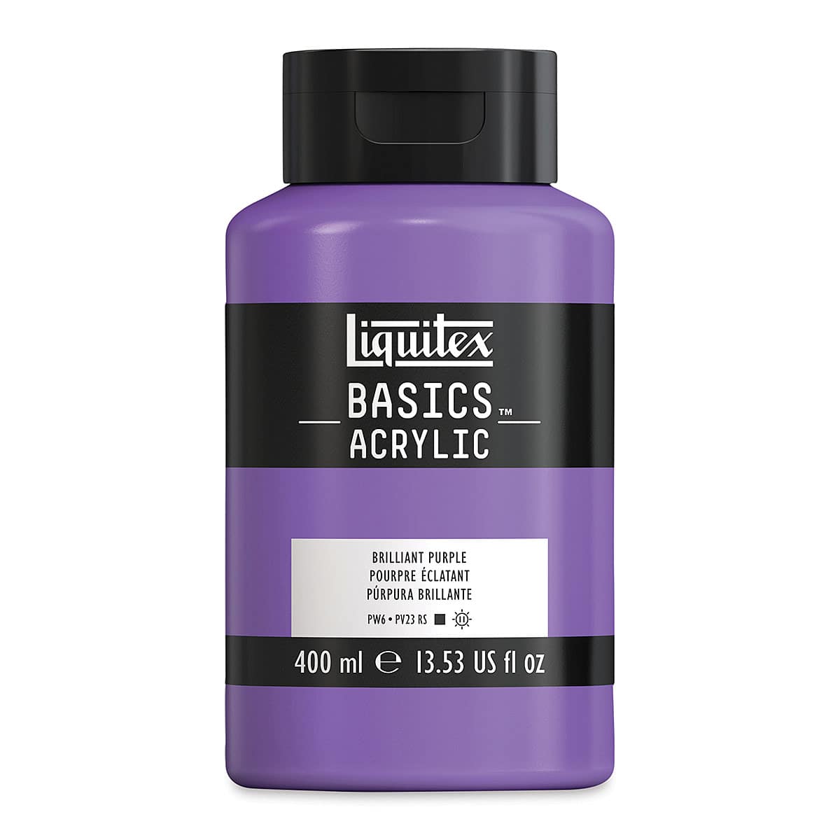 Liquitex Basics - Brilliant Purple, 13.5 oz Squeeze Bottle