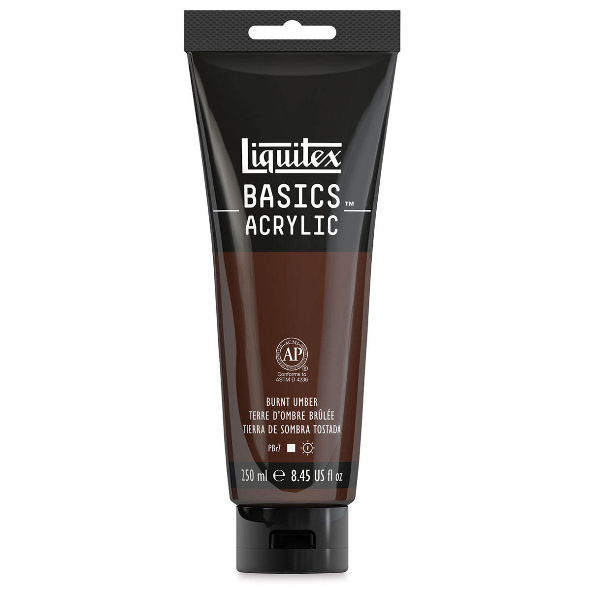 Liquitex Basics - Burnt Umber, 8.5 oz Tube