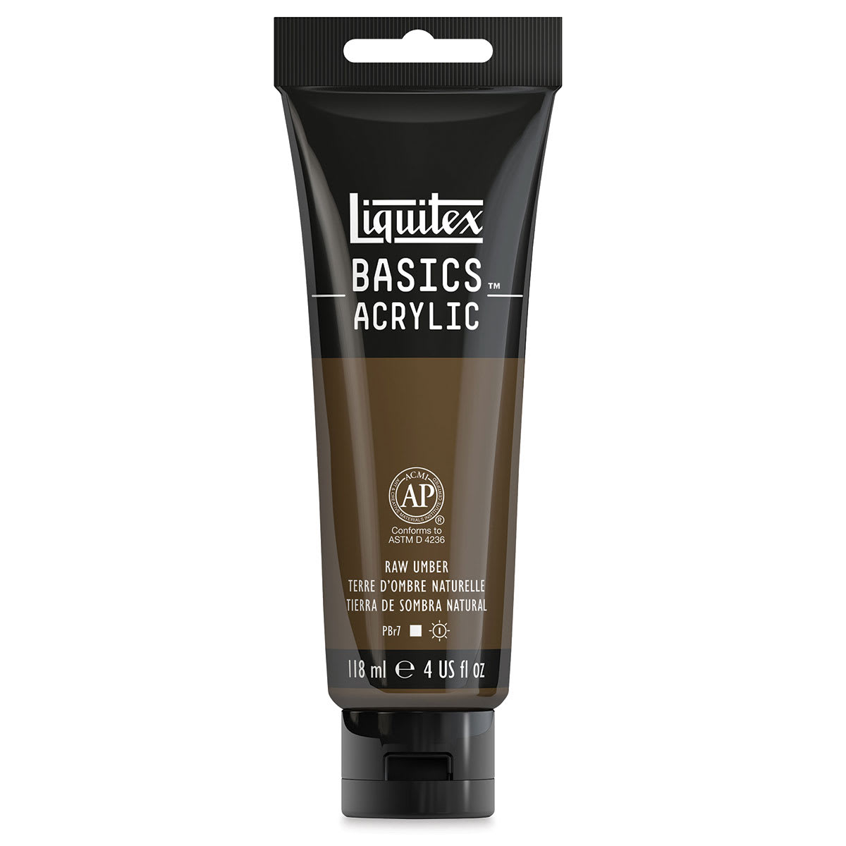Liquitex Basics - Raw Umber, 4 oz tube