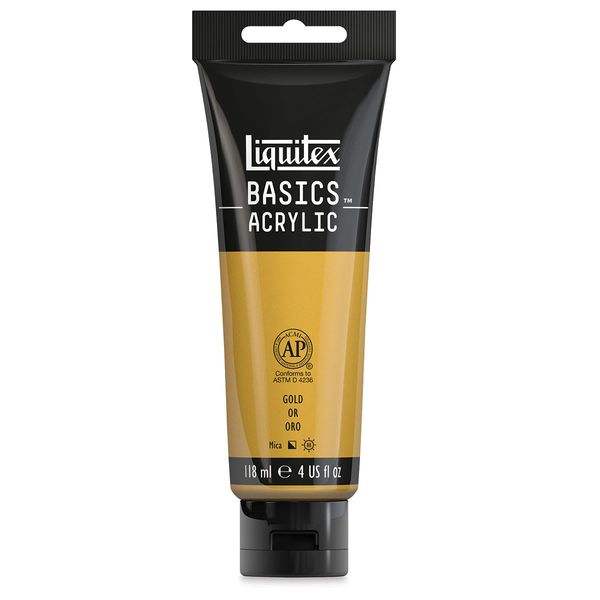 Liquitex Basics - Gold, 4 oz tube