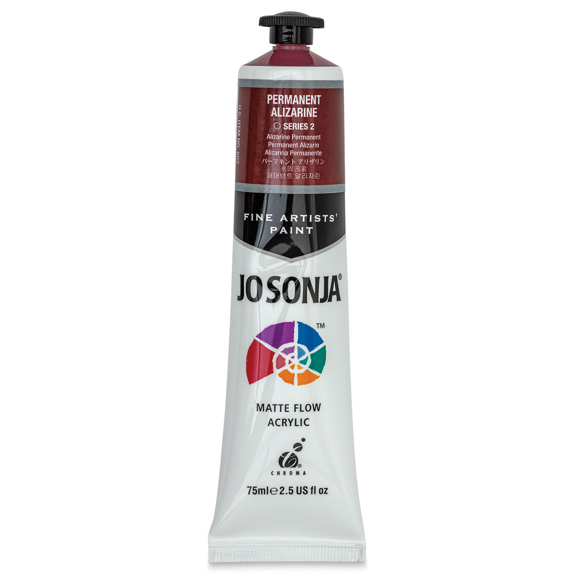 Jo Sonja's Artist Acrylic - Permanent Alizarine, 2.5 oz tube