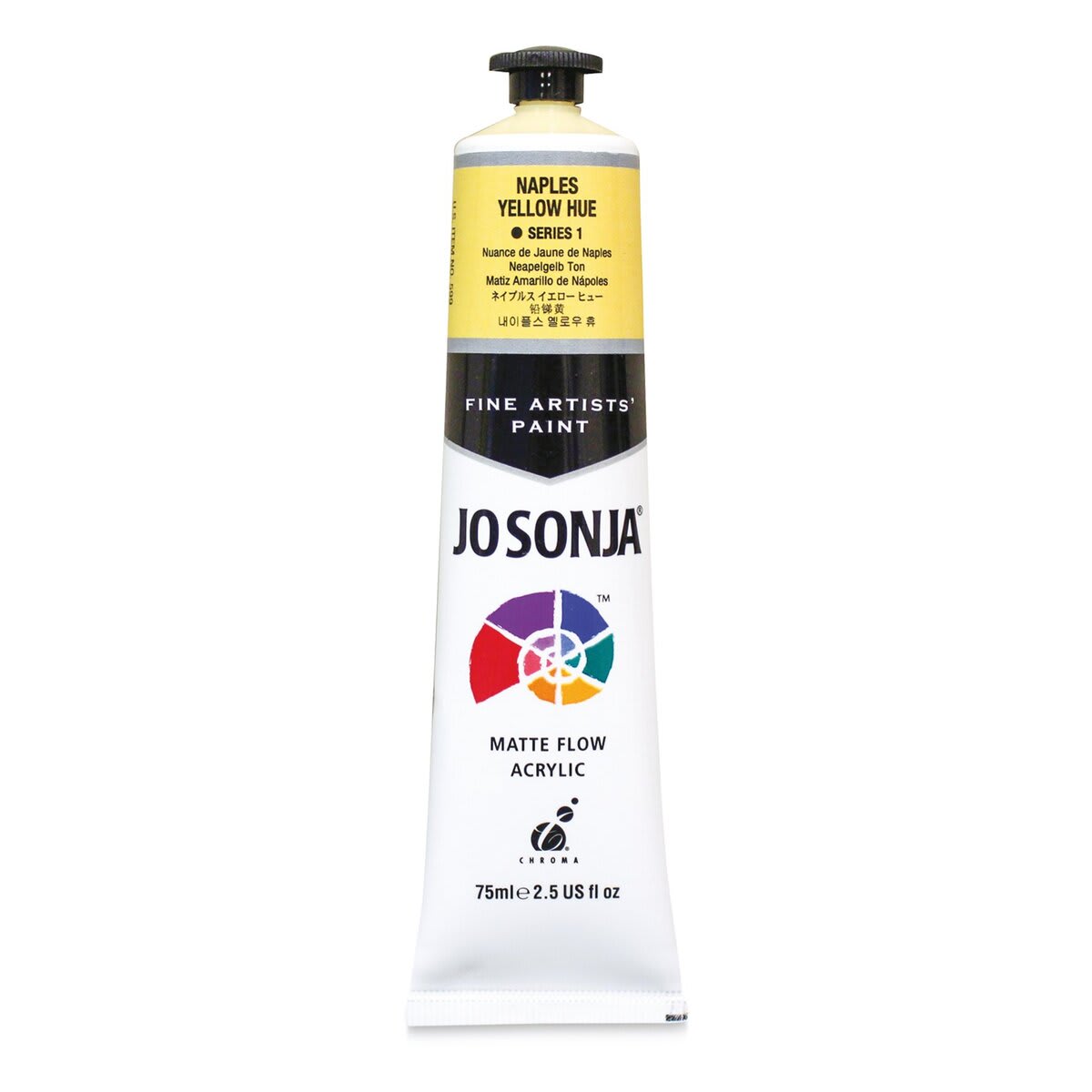 Jo Sonja's Artist Acrylic - Naples Yellow Hue, 2.5 oz tube