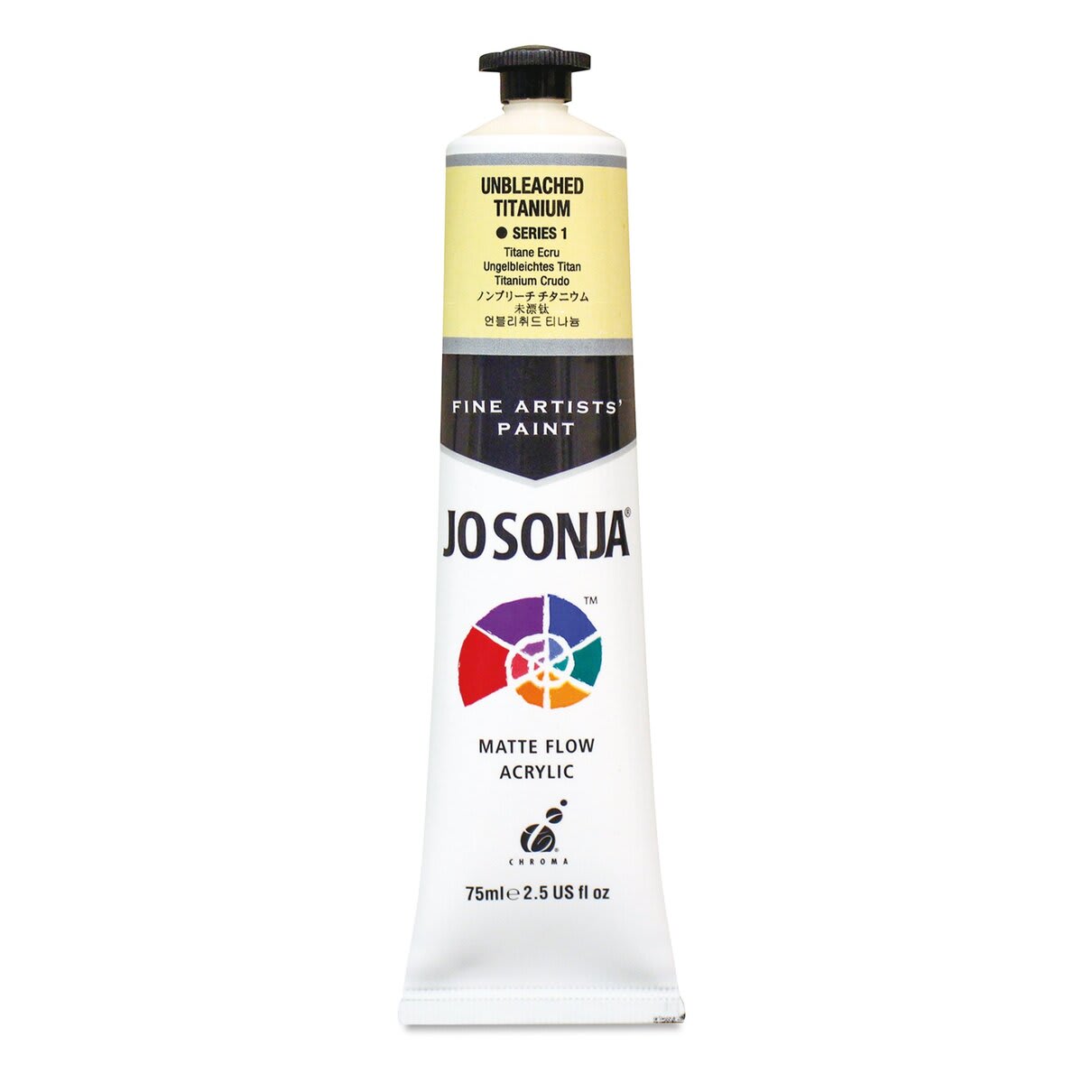 Jo Sonja's Artist Acrylic - Unbleached Titanium, 2.5 oz tube