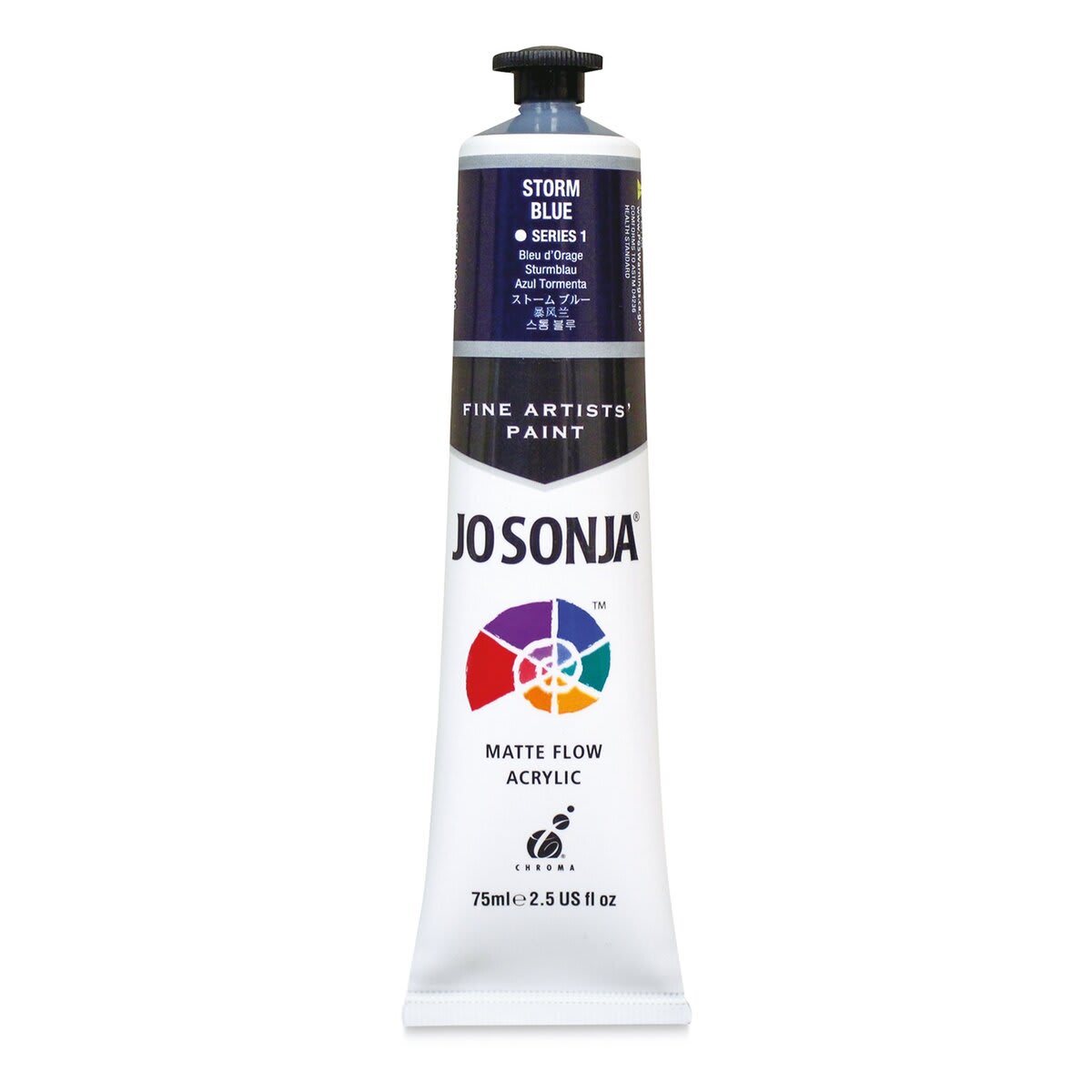 Jo Sonja's Artist Acrylic - Storm Blue, 2.5 oz tube