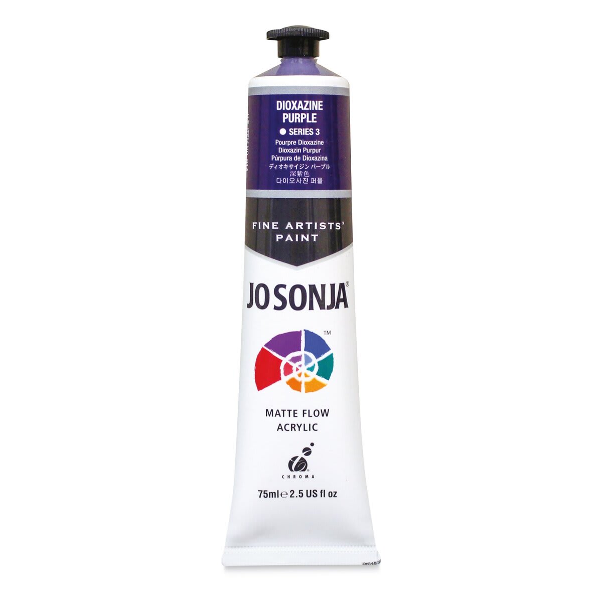 Jo Sonja's Artist Acrylic - Dioxide Purple, 2.5 oz tube