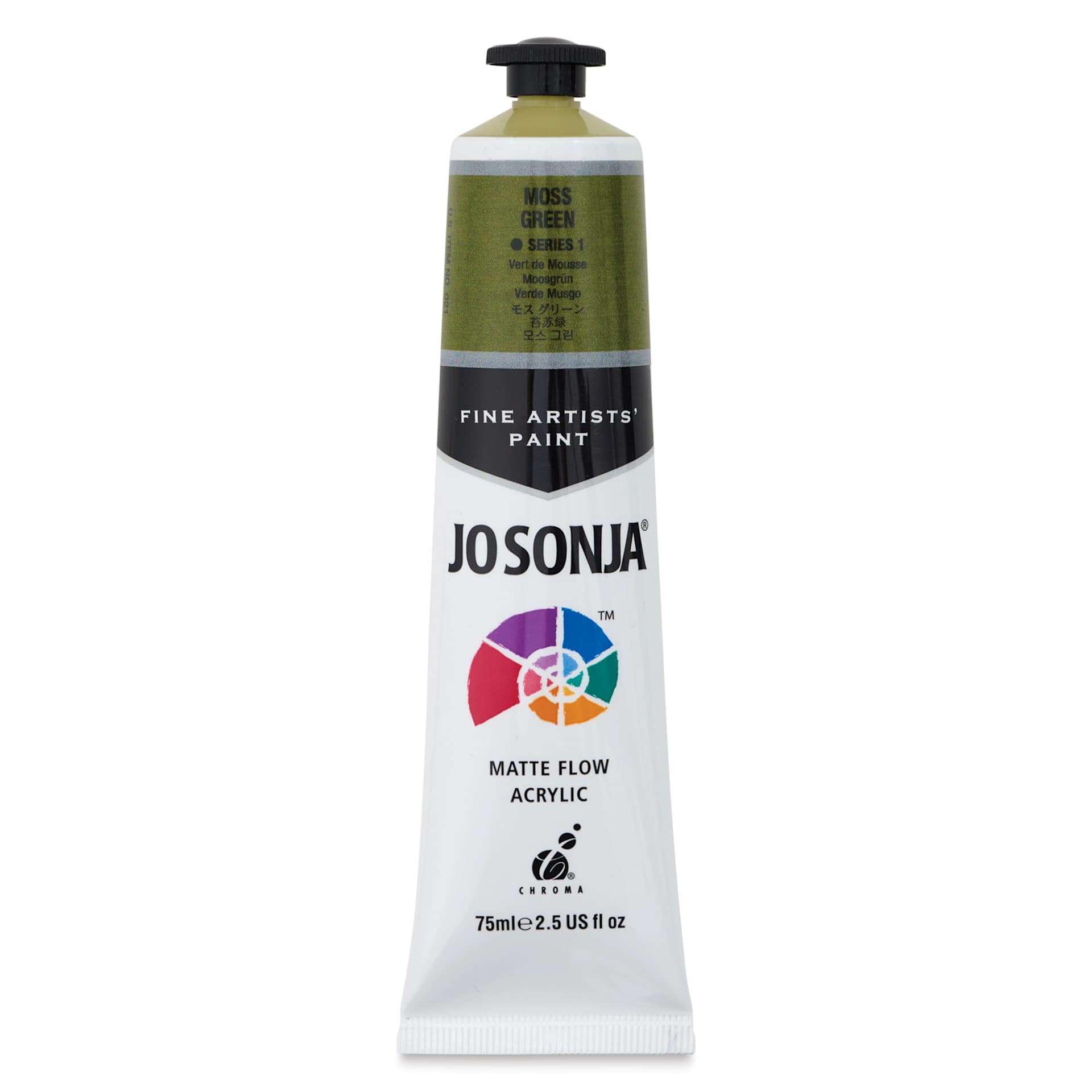 Jo Sonja's Artist Acrylic - Moss Green, 2.5 oz tube