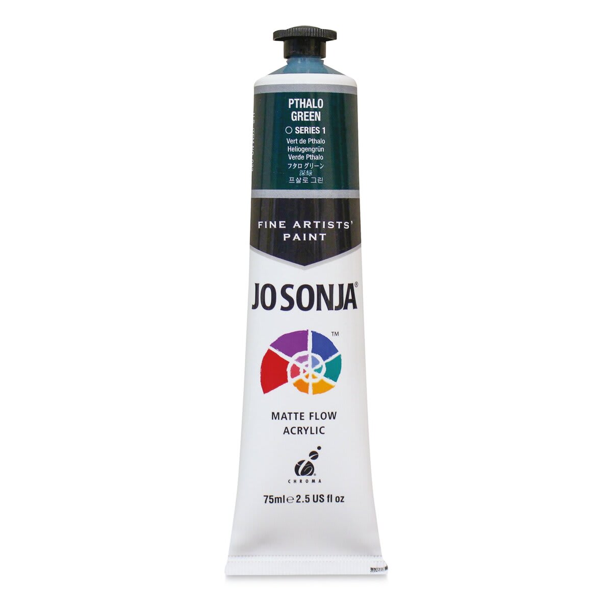 Jo Sonja's Artist Acrylic - Phthalo Green, 2.5 oz tube