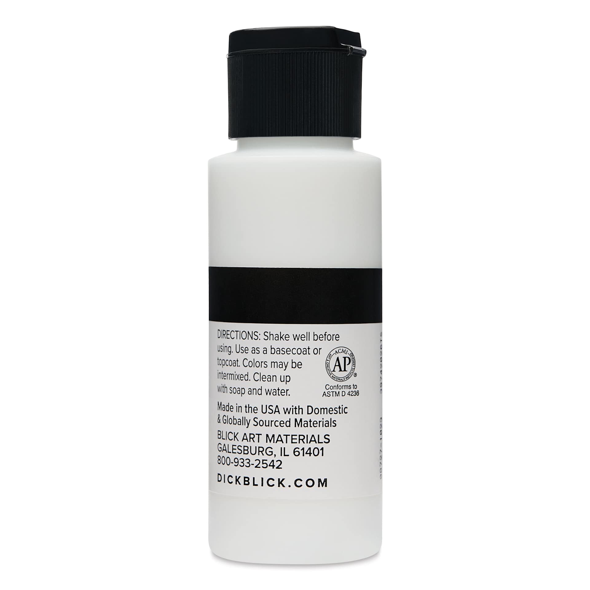 Blick Matte Acrylic - White, 2 oz bottle