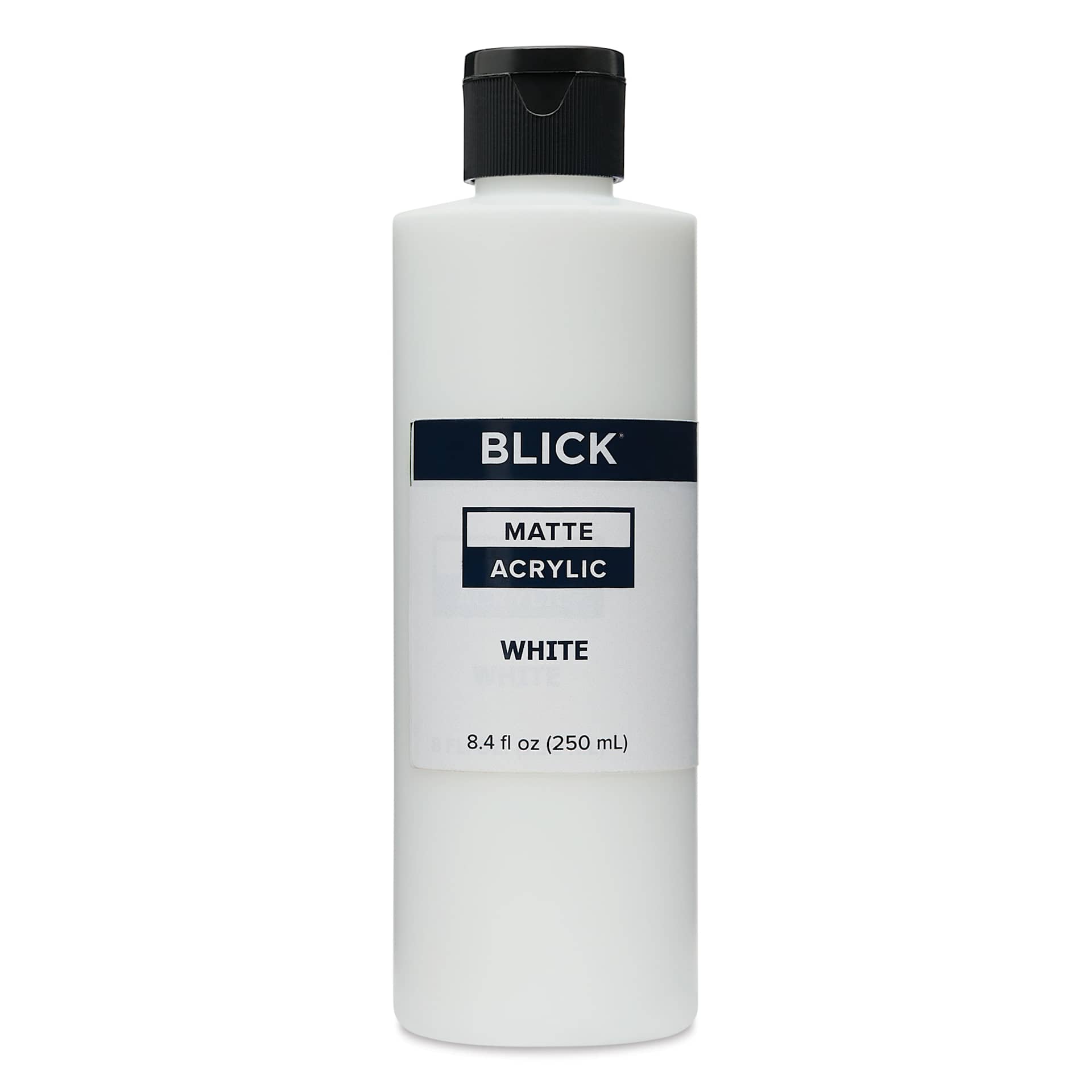 Blick Matte Acrylic - White, 8 oz bottle