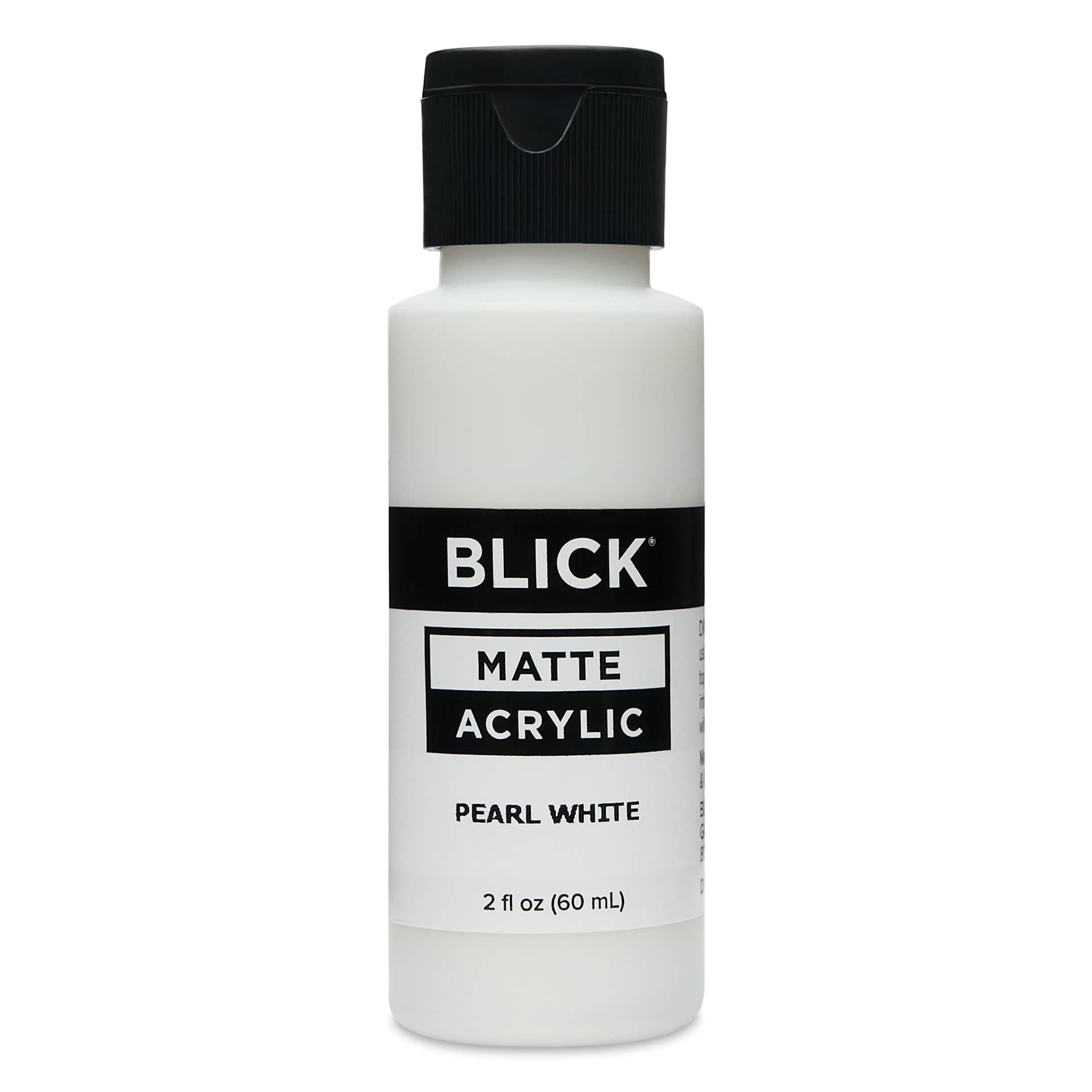 Blick Matte Acrylic - Pearl White, 2 oz bottle