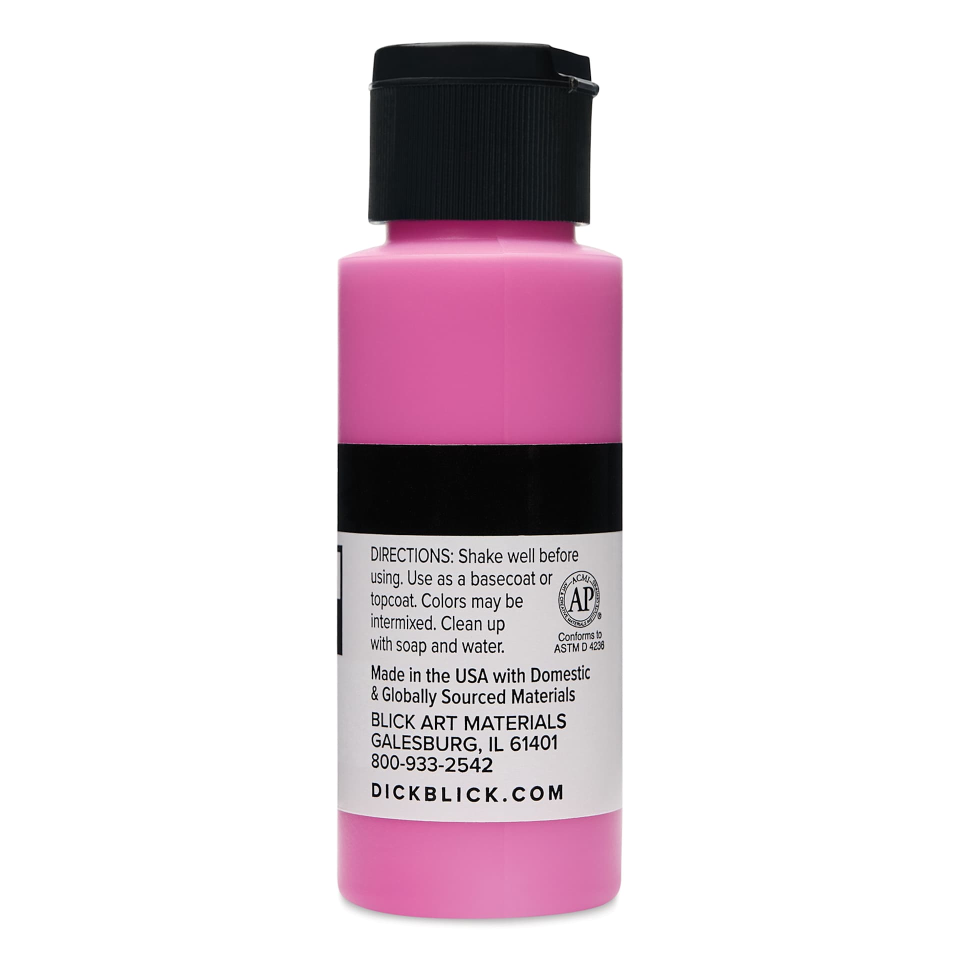 Blick Matte Acrylic - Brilliant Magenta, 2 oz bottle