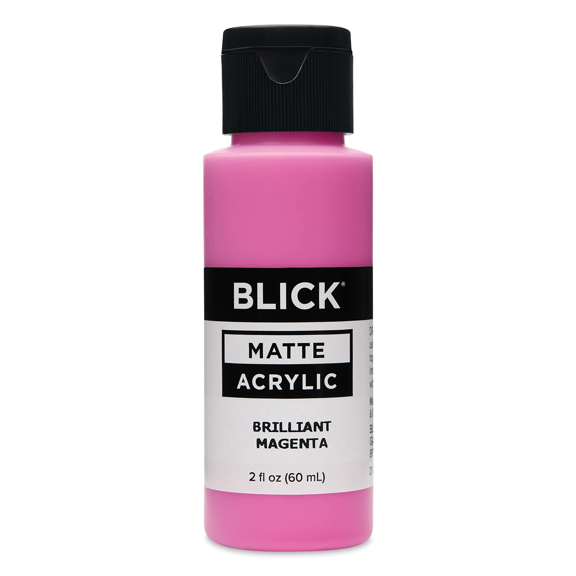 Blick Matte Acrylic - Brilliant Magenta, 2 oz bottle
