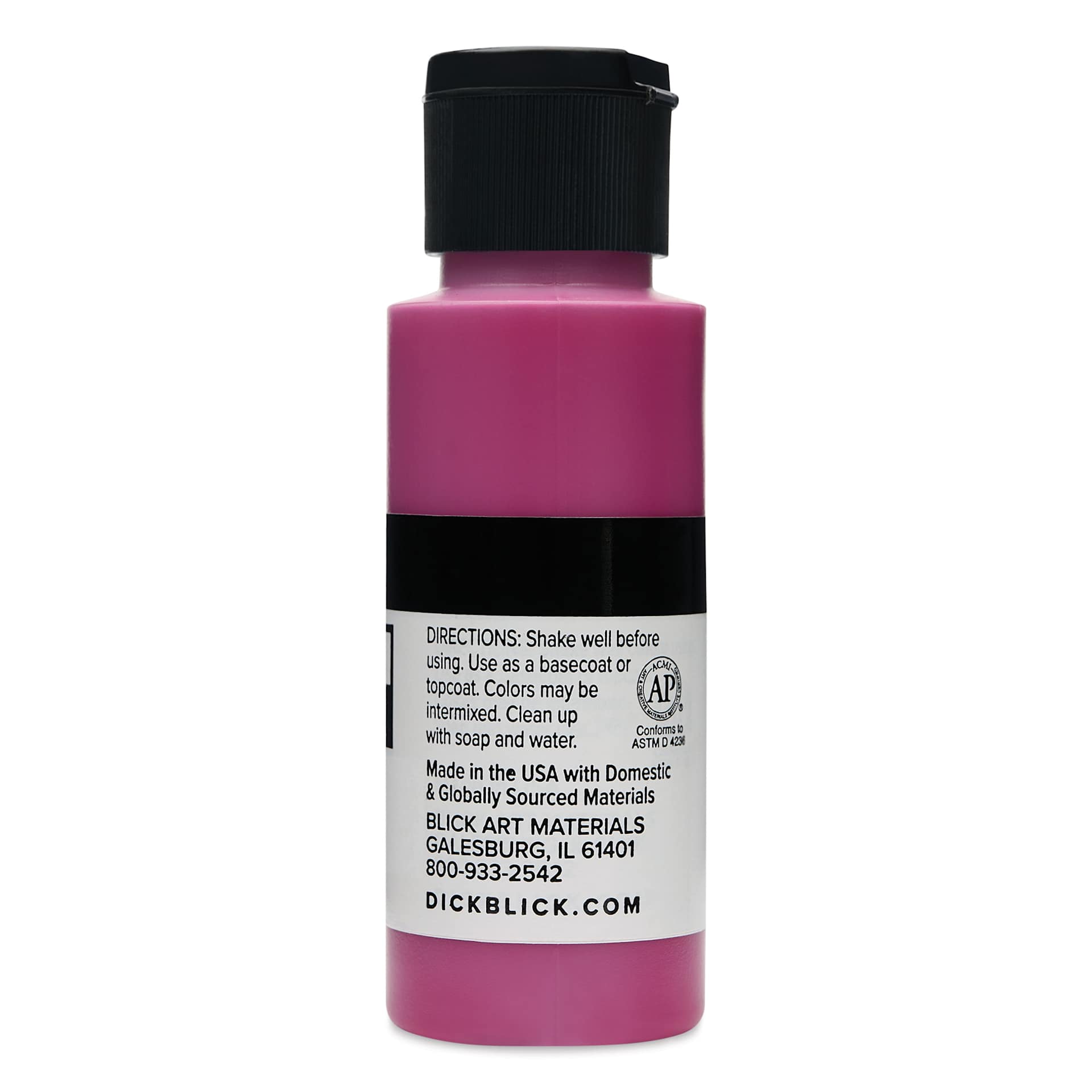 Blick Matte Acrylic - Pink Deep, 2 oz bottle