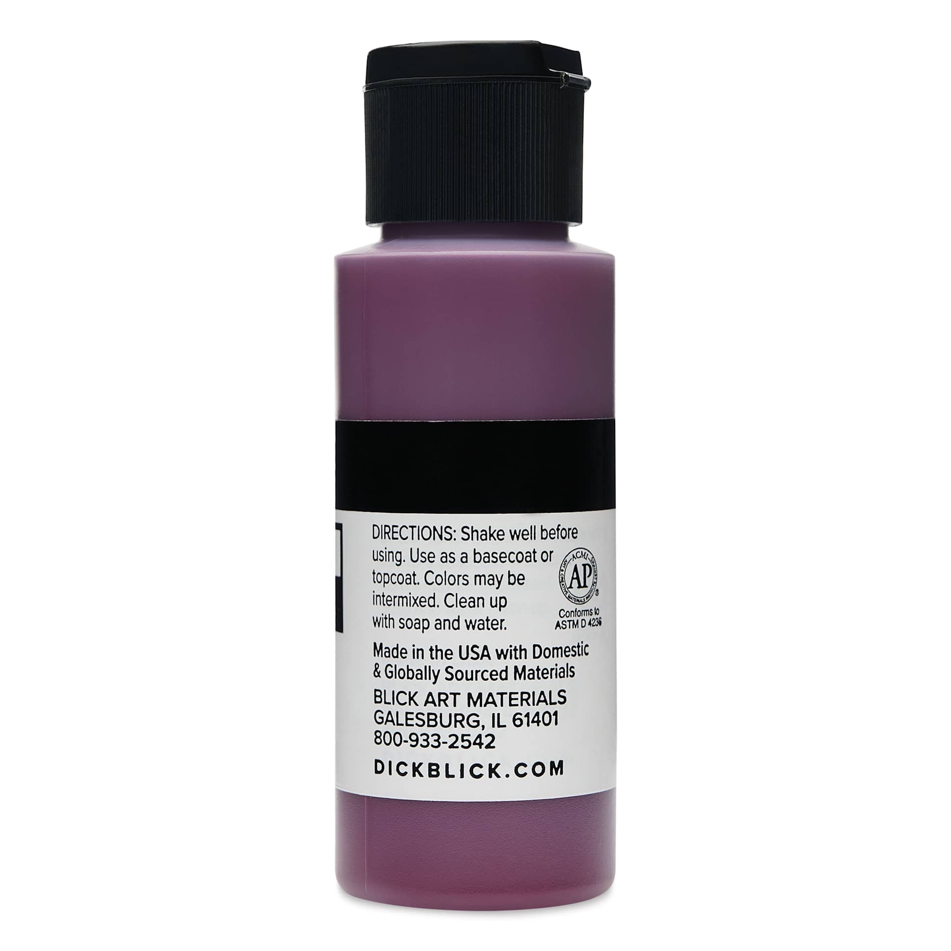 Blick Matte Acrylic - Burgundy, 2 oz bottle