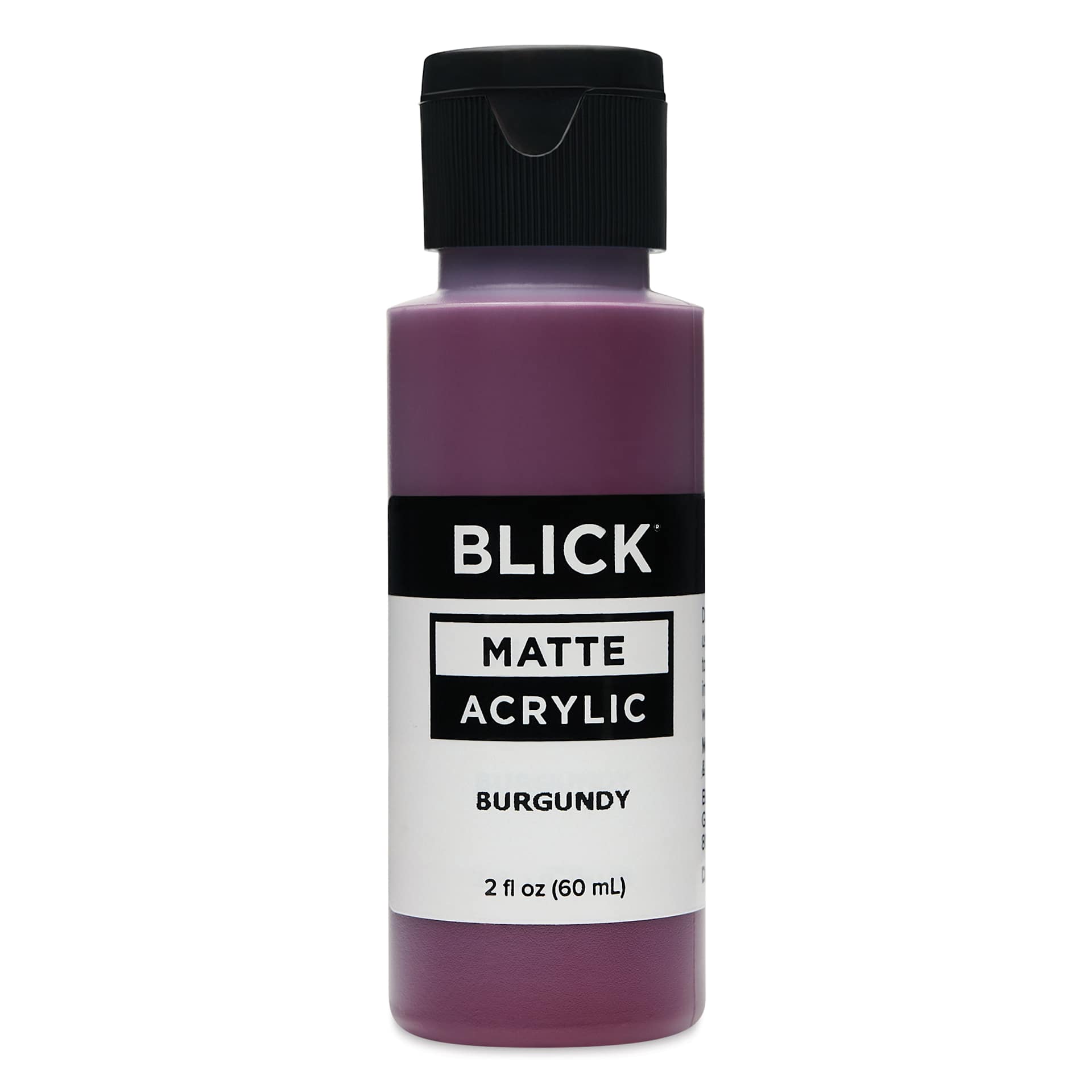 Blick Matte Acrylic - Burgundy, 2 oz bottle