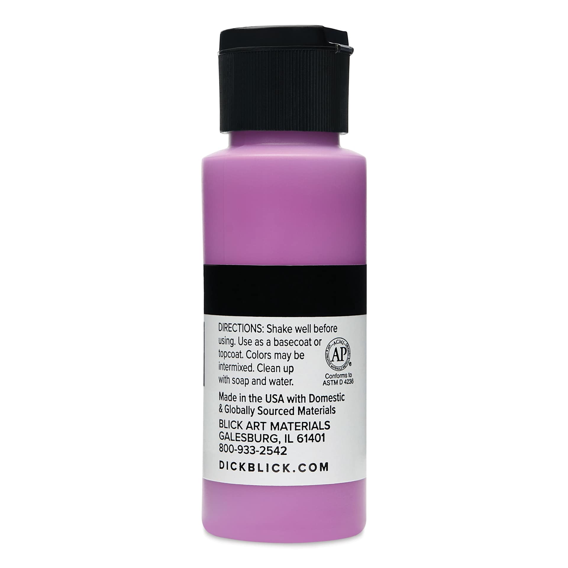 Blick Matte Acrylic - Red Violet Deep, 2 oz bottle