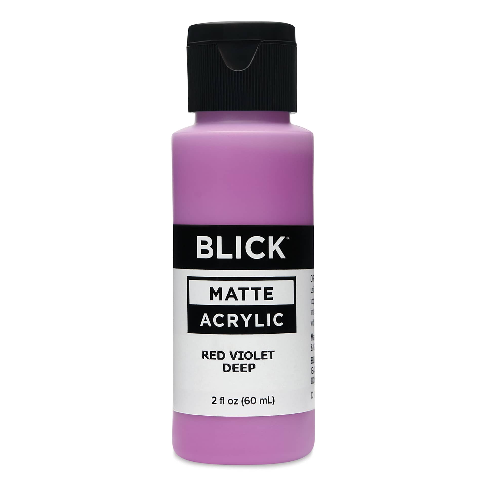 Blick Matte Acrylic - Red Violet Deep, 2 oz bottle