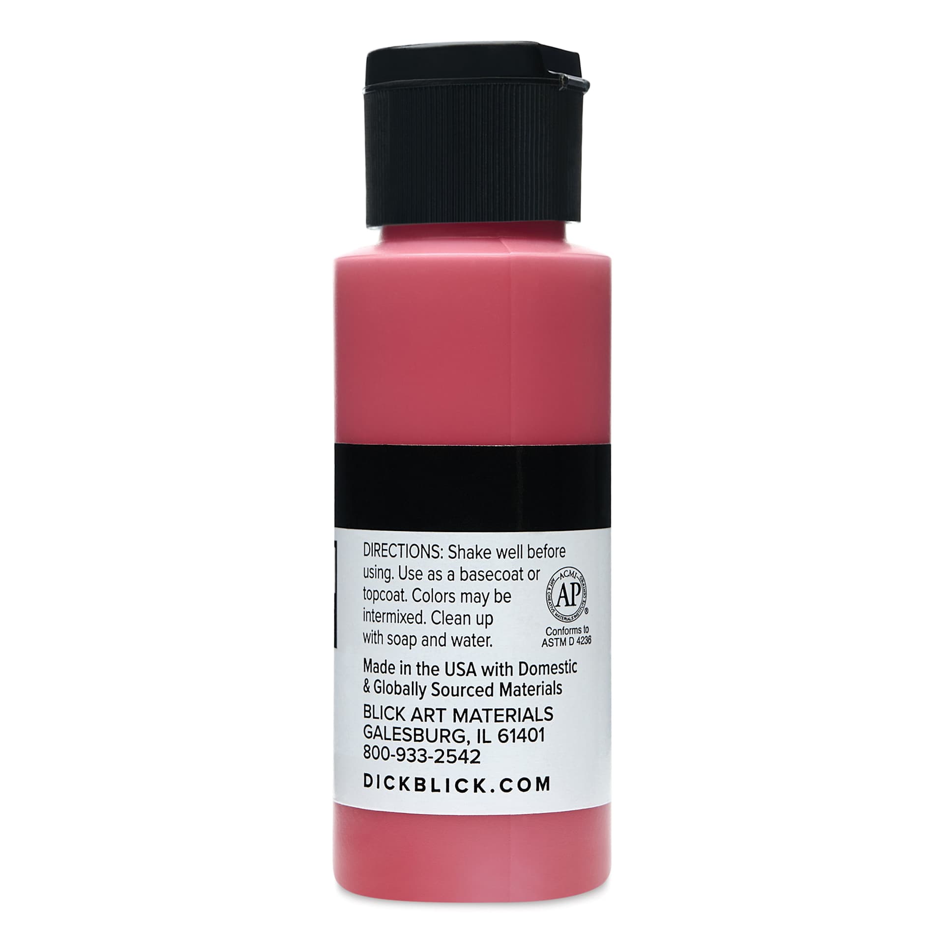 Blick Matte Acrylic - Red Deep, 2 oz bottle