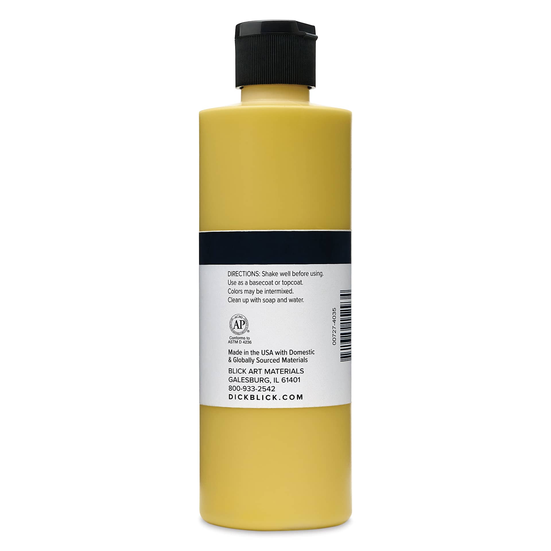 Blick Matte Acrylic - Yellow Deep, 8 oz