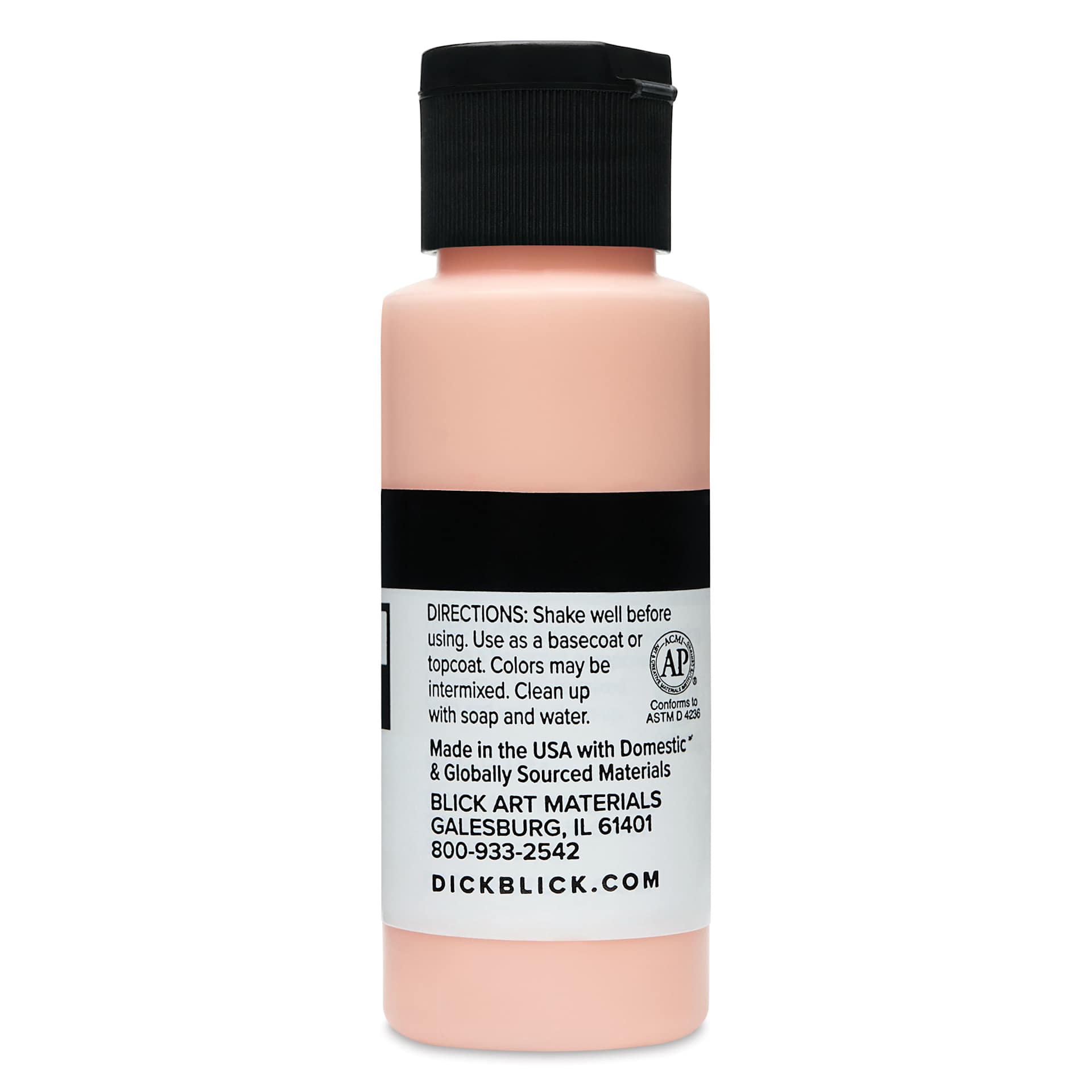 Blick Matte Acrylic - Orange Light, 2 oz bottle