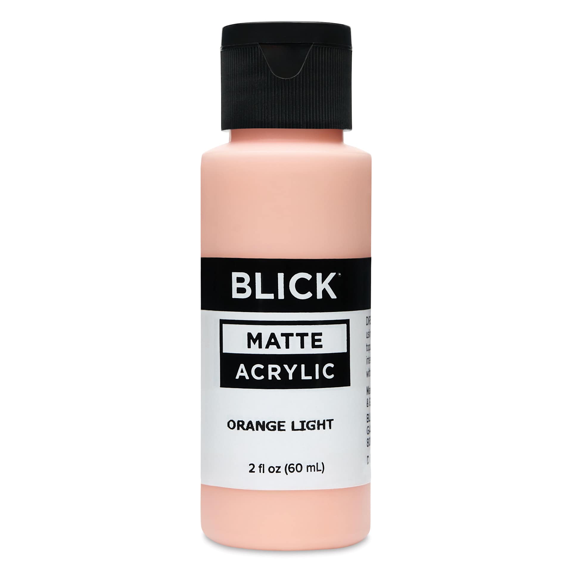 Blick Matte Acrylic - Orange Light, 2 oz bottle