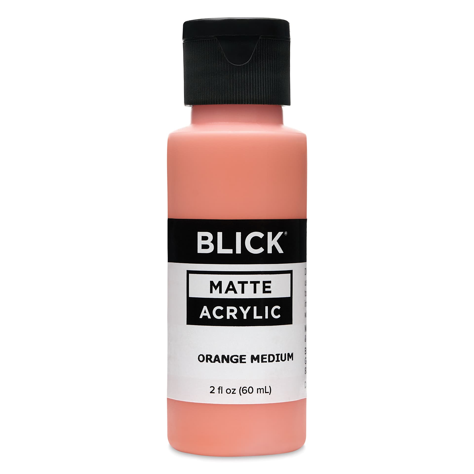 Blick Matte Acrylic - Orange Medium, 2 oz bottle