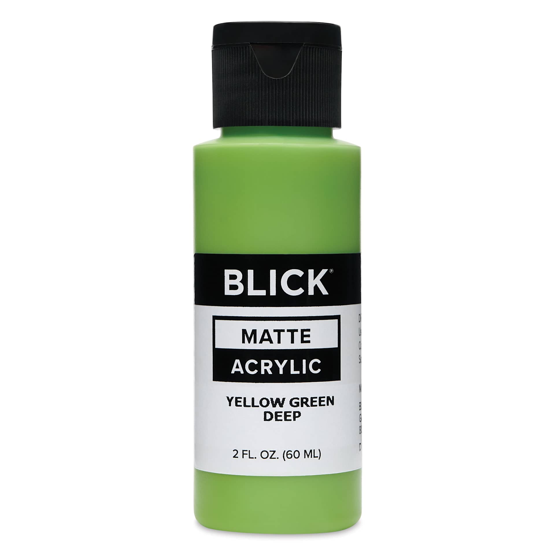 Blick Matte Acrylic - Yellow Green Deep, 2 oz bottle