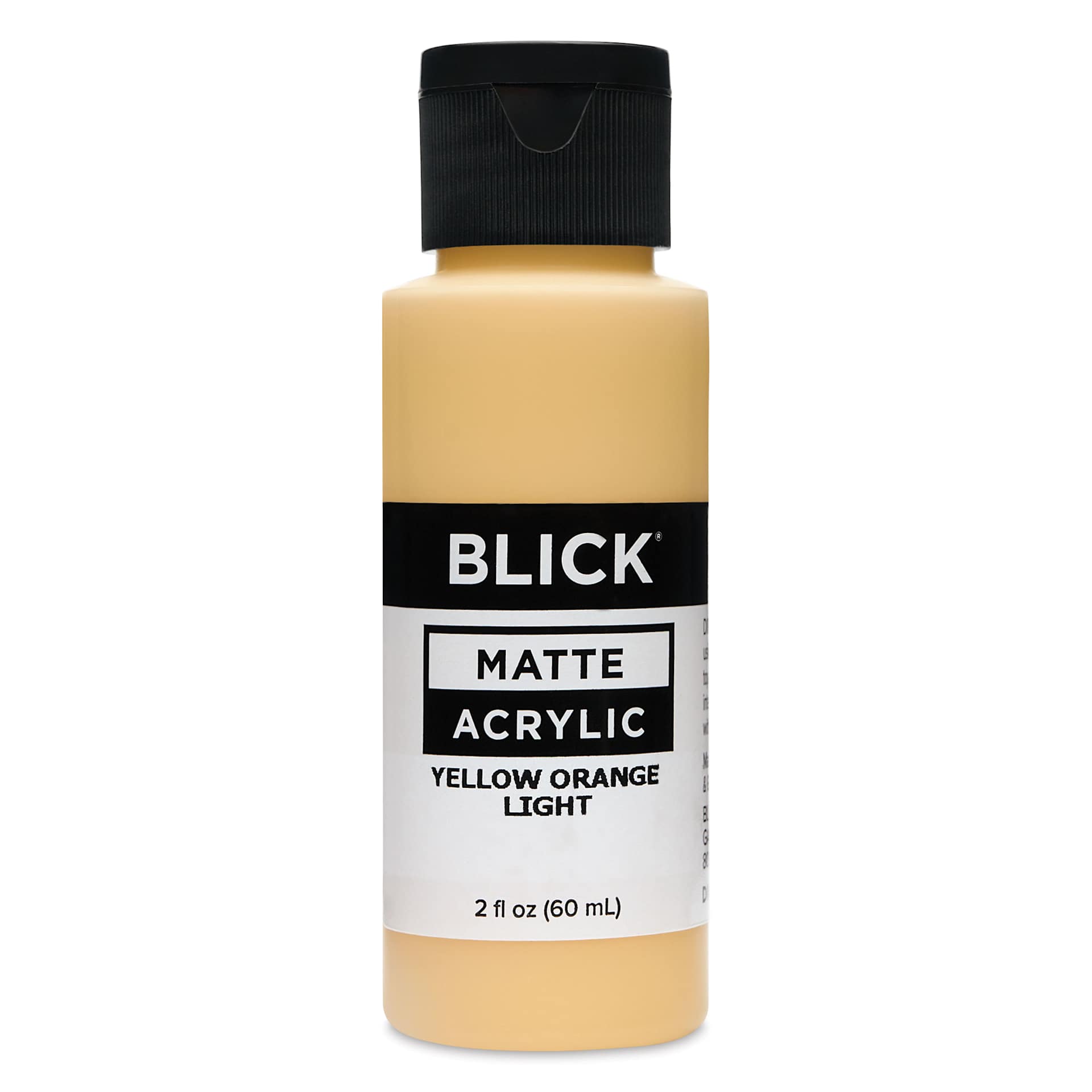 Blick Matte Acrylic - Yellow Orange Light, 2 oz bottle