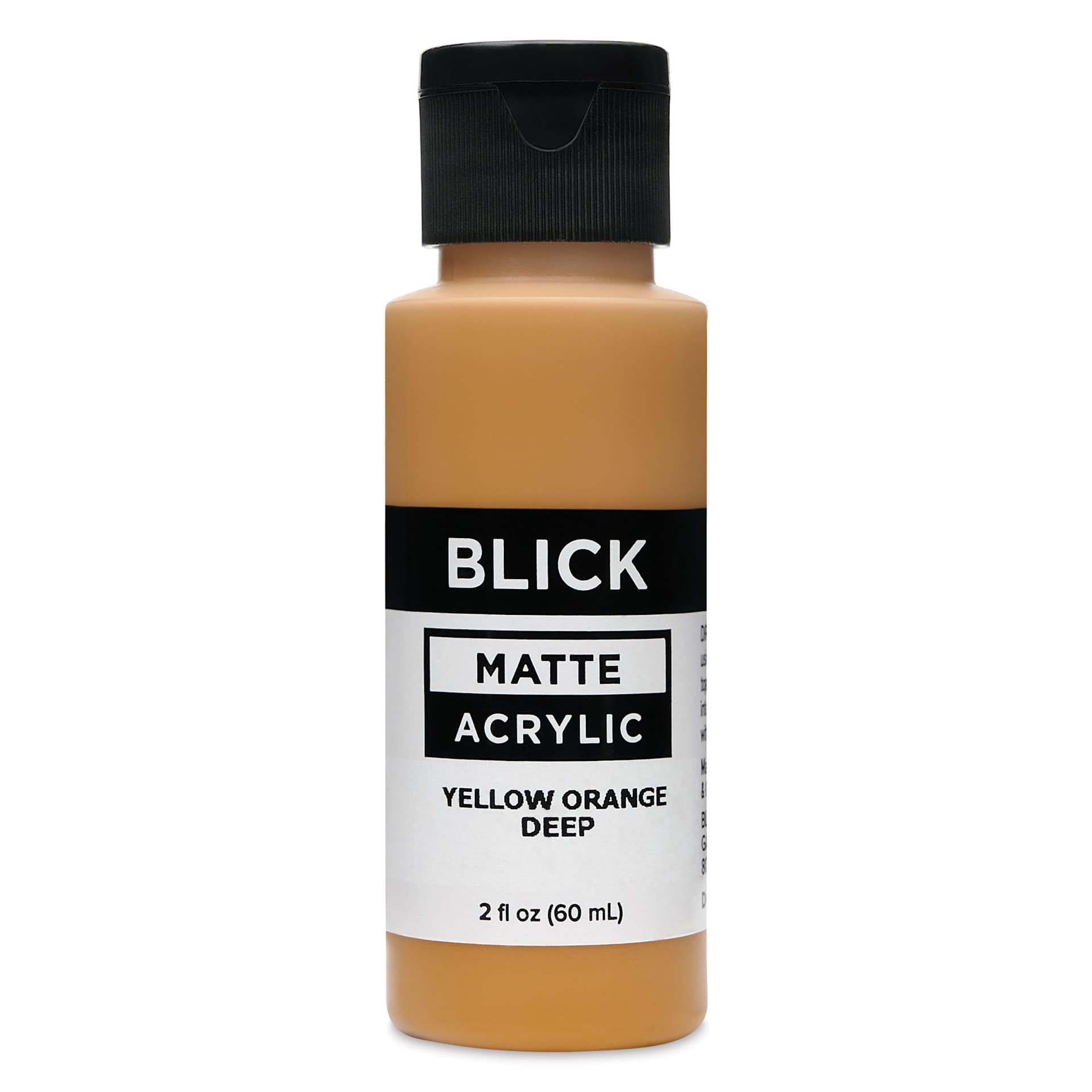 Blick Matte Acrylic - Yellow Orange Deep, 2 oz bottle