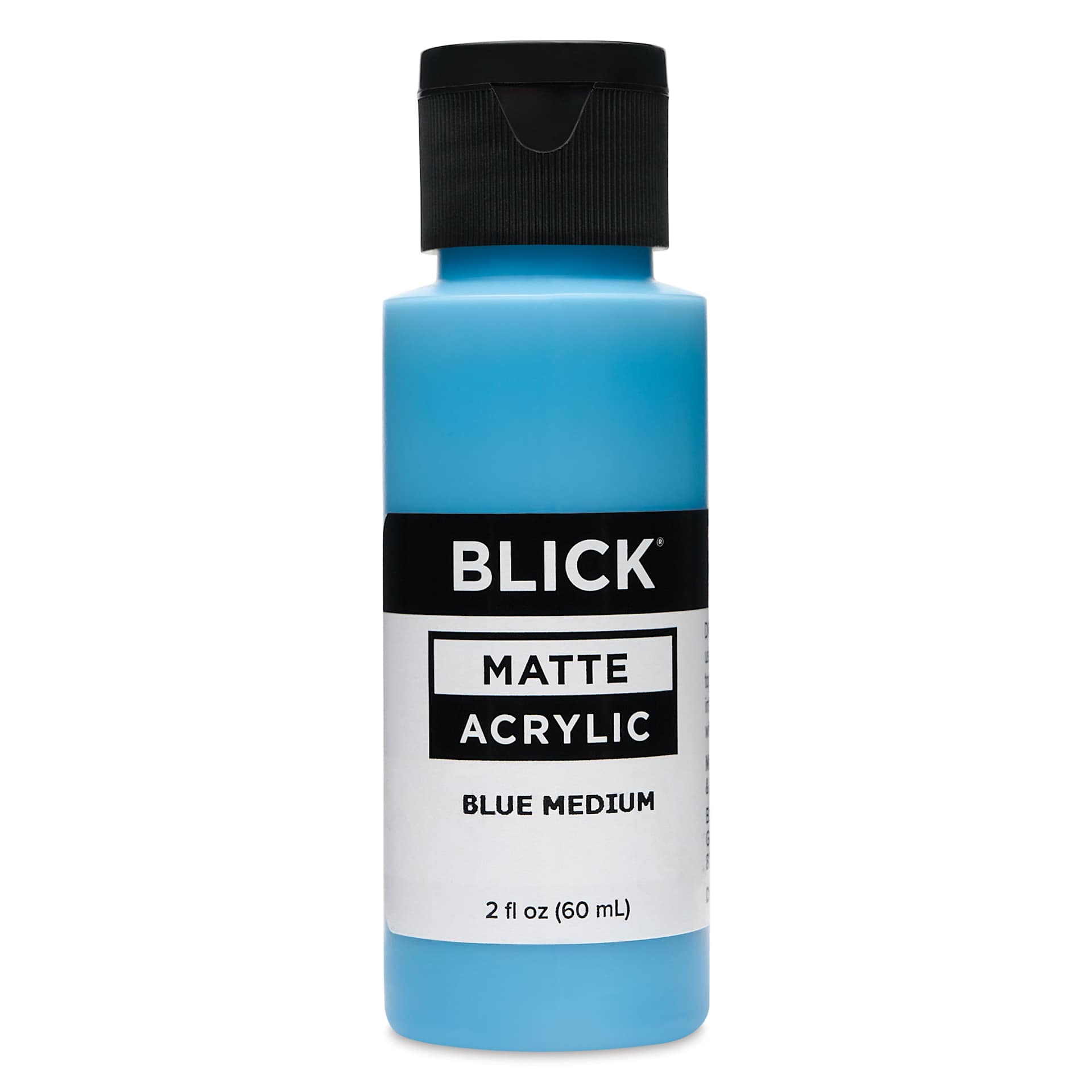 Blick Matte Acrylic - Blue Medium, 2 oz bottle