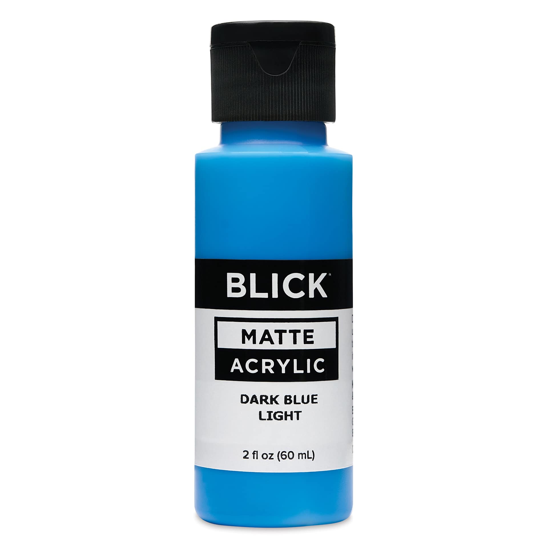 Blick Matte Acrylic - Dark Blue Light, 2 oz bottle