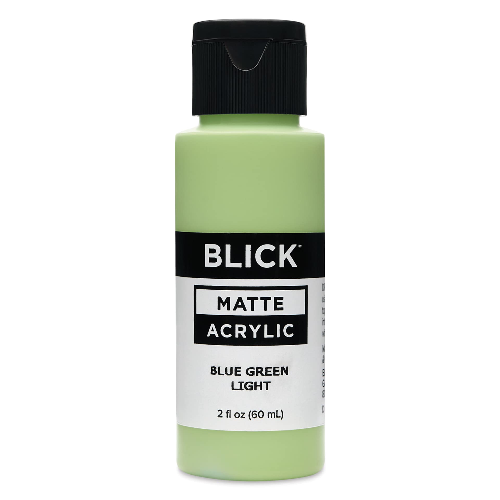 Blick Matte Acrylic - Blue Green Light, 2 oz bottle