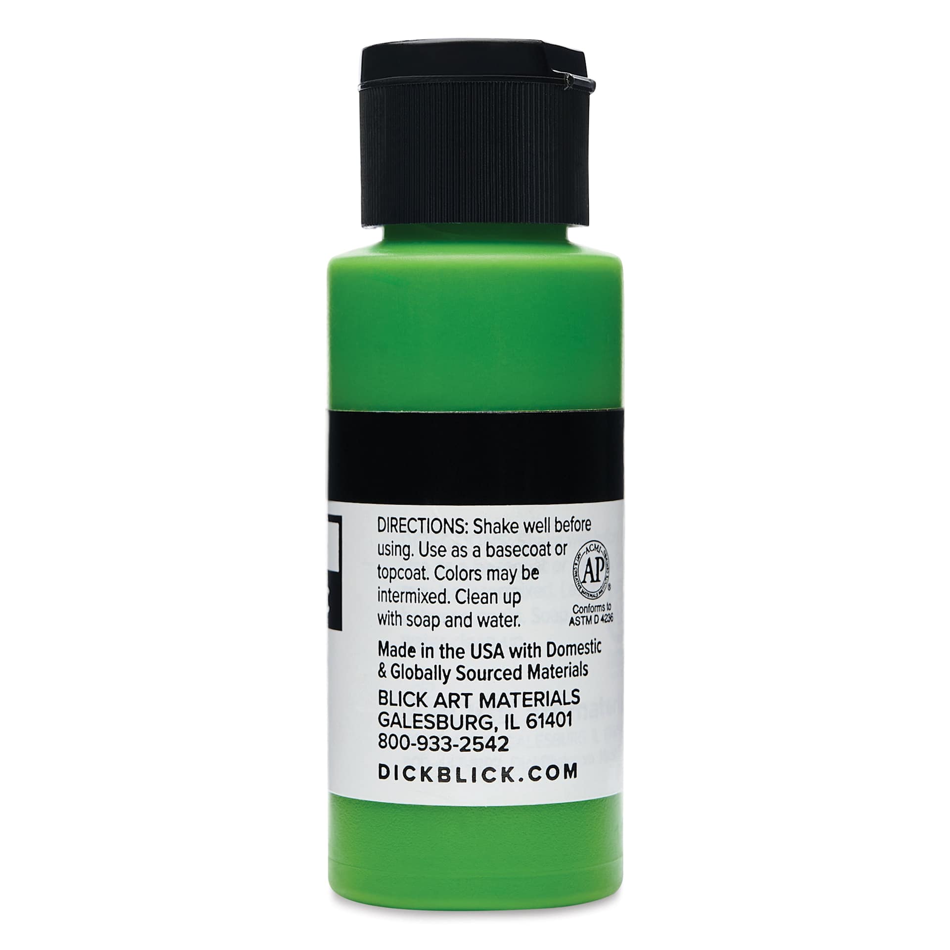Blick Matte Acrylic - Blue Green Medium, 2 oz bottle