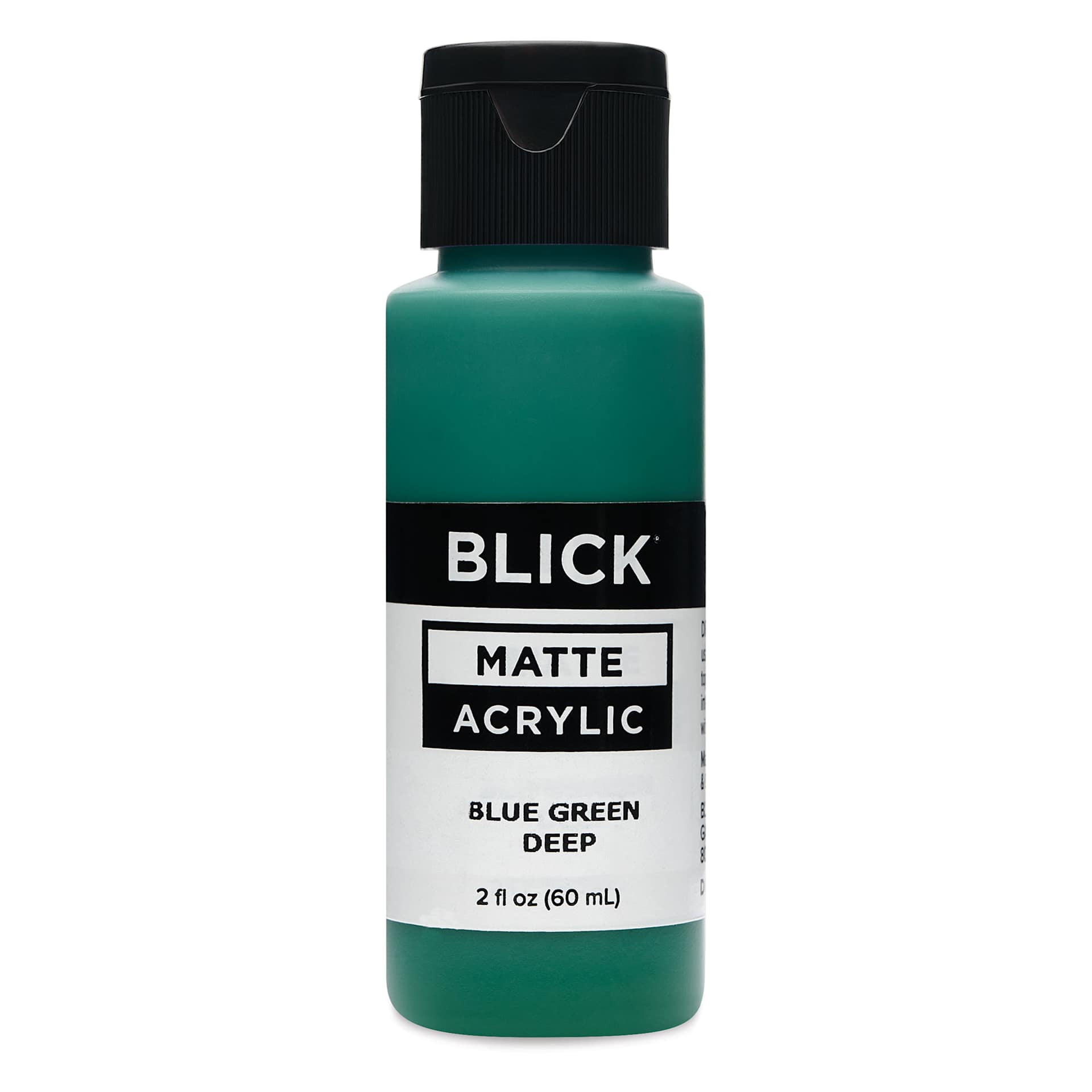 Blick Matte Acrylic - Blue Green Deep, 2 oz bottle