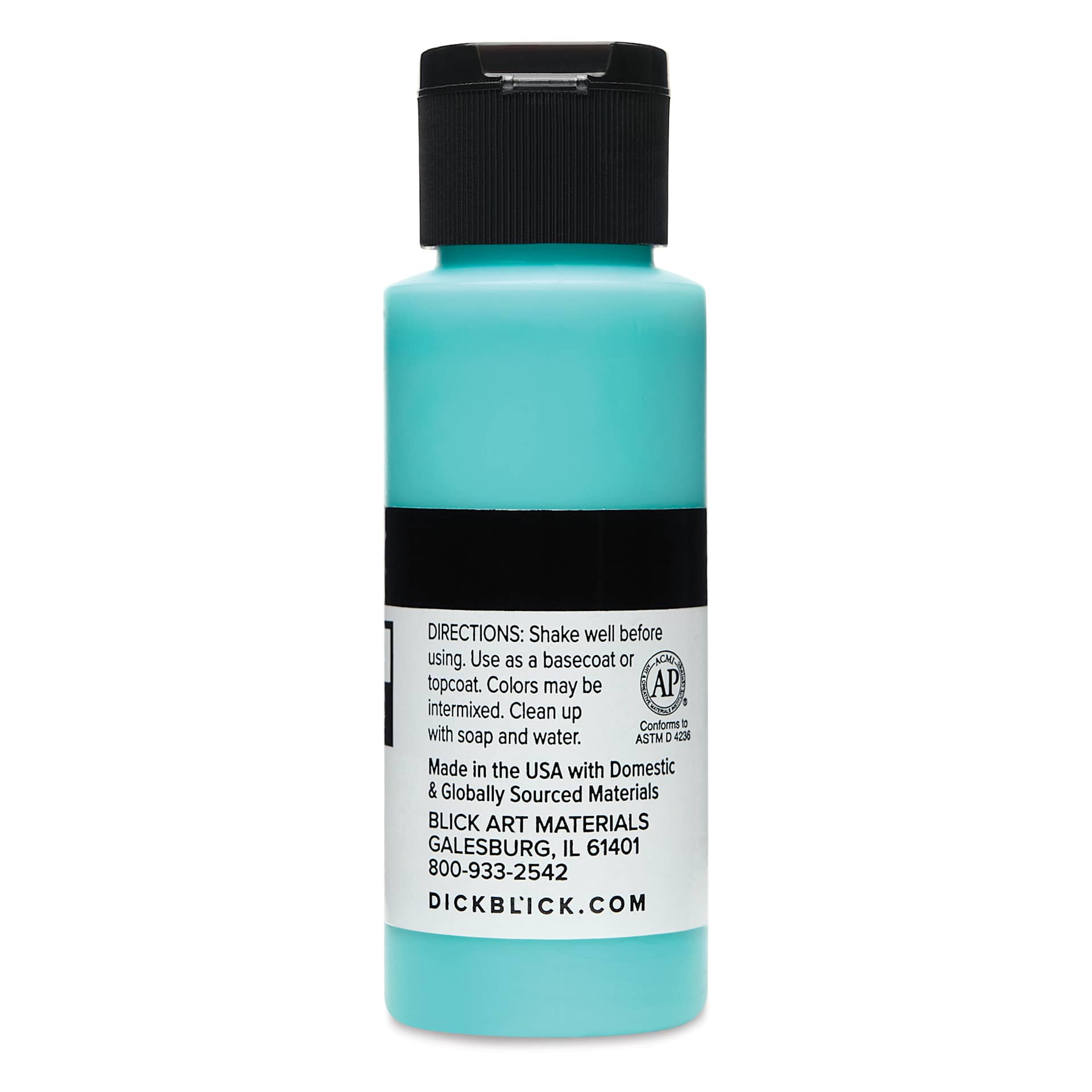 Blick Matte Acrylic - Aqua, 2 oz bottle
