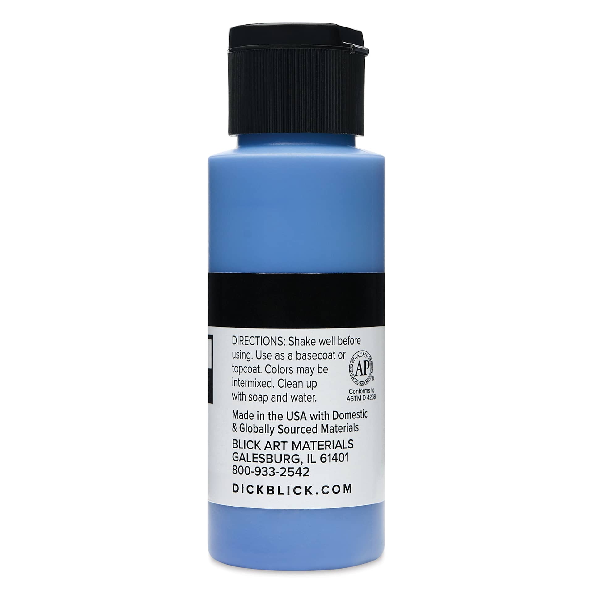Blick Matte Acrylic - Blue Violet Deep, 2 oz bottle