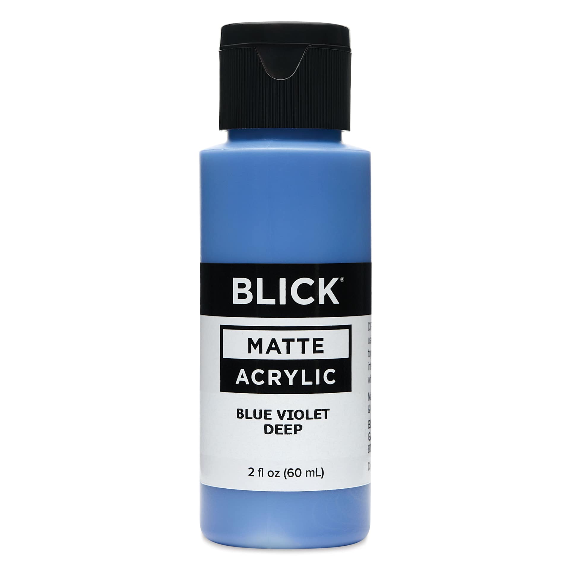 Blick Matte Acrylic - Blue Violet Deep, 2 oz bottle