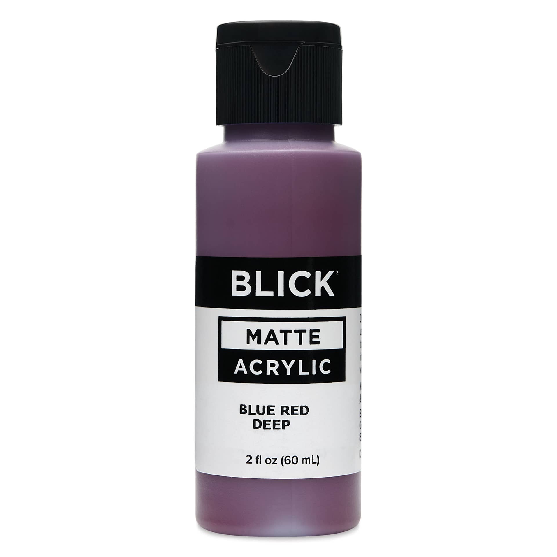 Blick Matte Acrylic - Blue Red Deep, 2 oz bottle