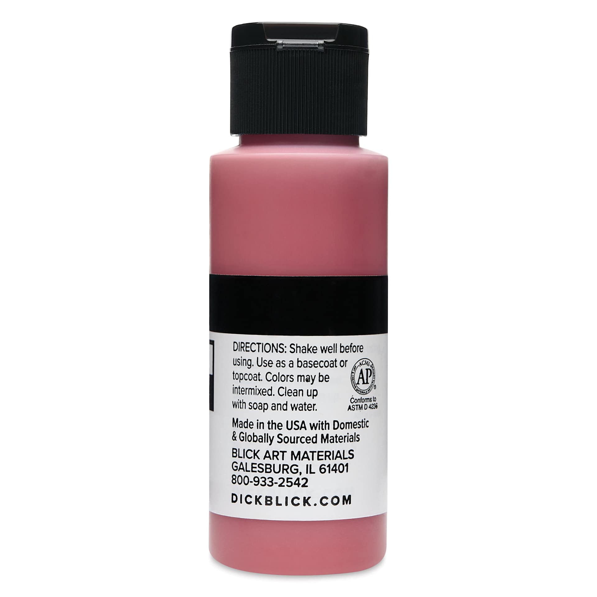 Blick Matte Acrylic - Blue Red Medium, 2 oz bottle