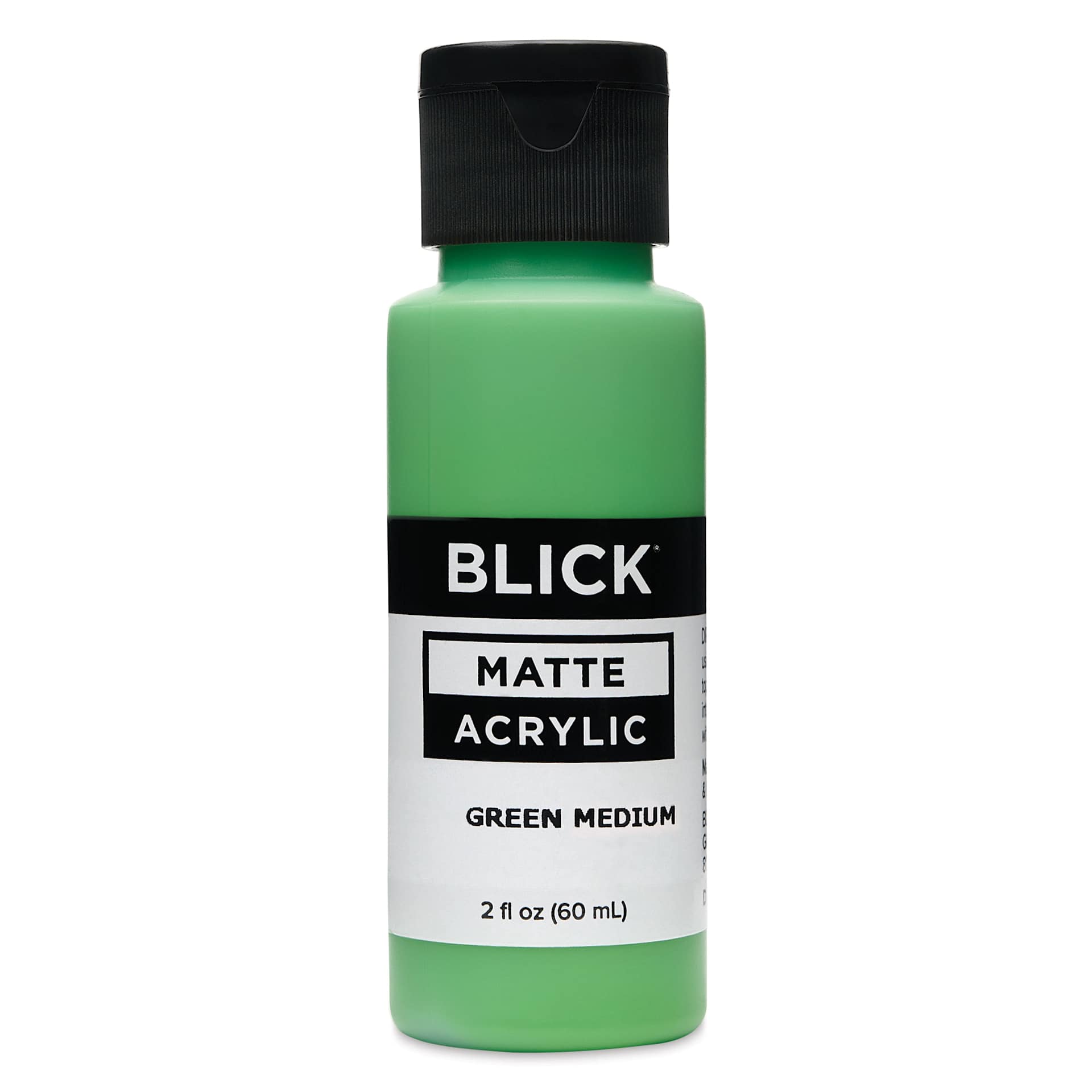 Blick Matte Acrylic - Green Medium, 2 oz bottle