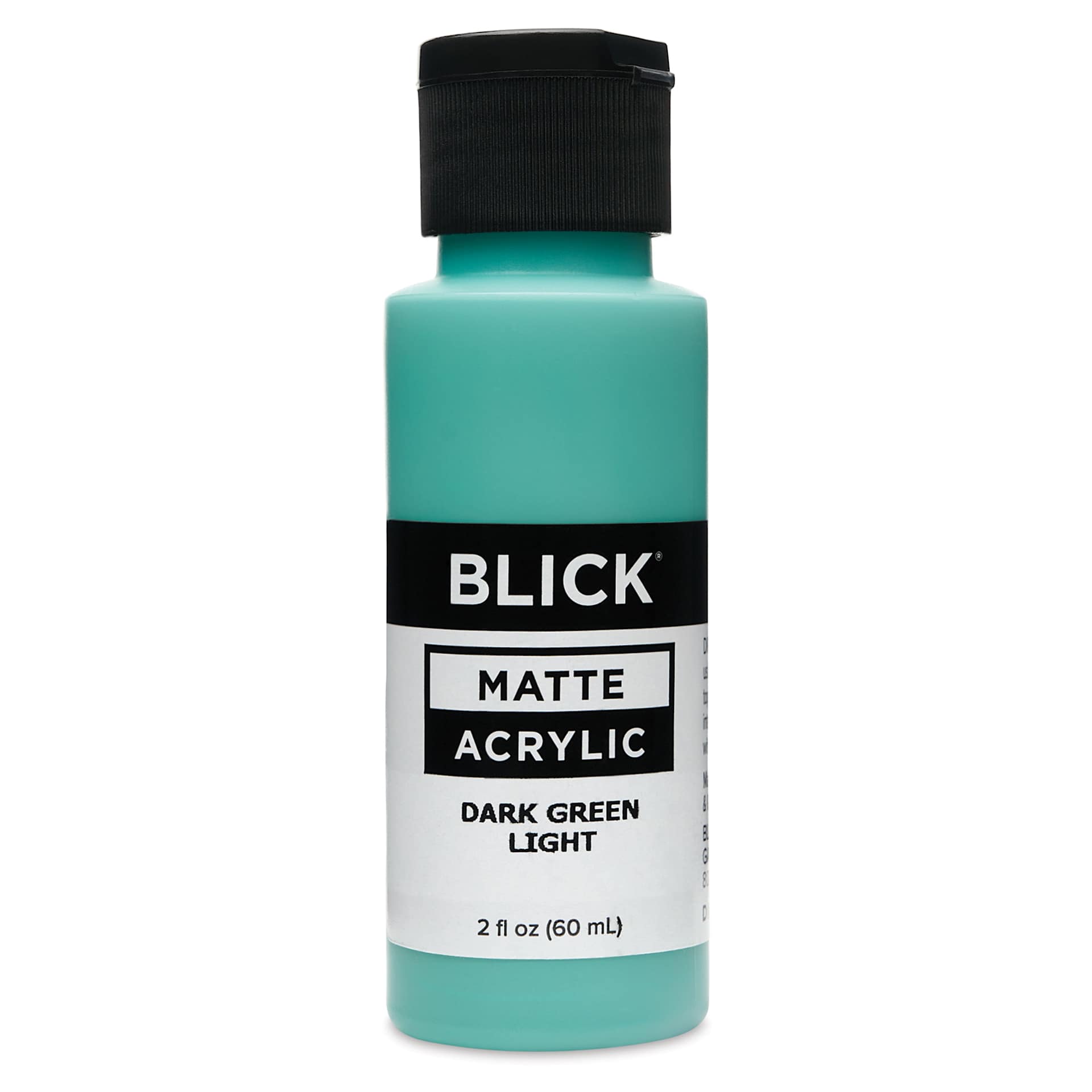 Blick Matte Acrylic - Dark Green Light, 2 oz bottle