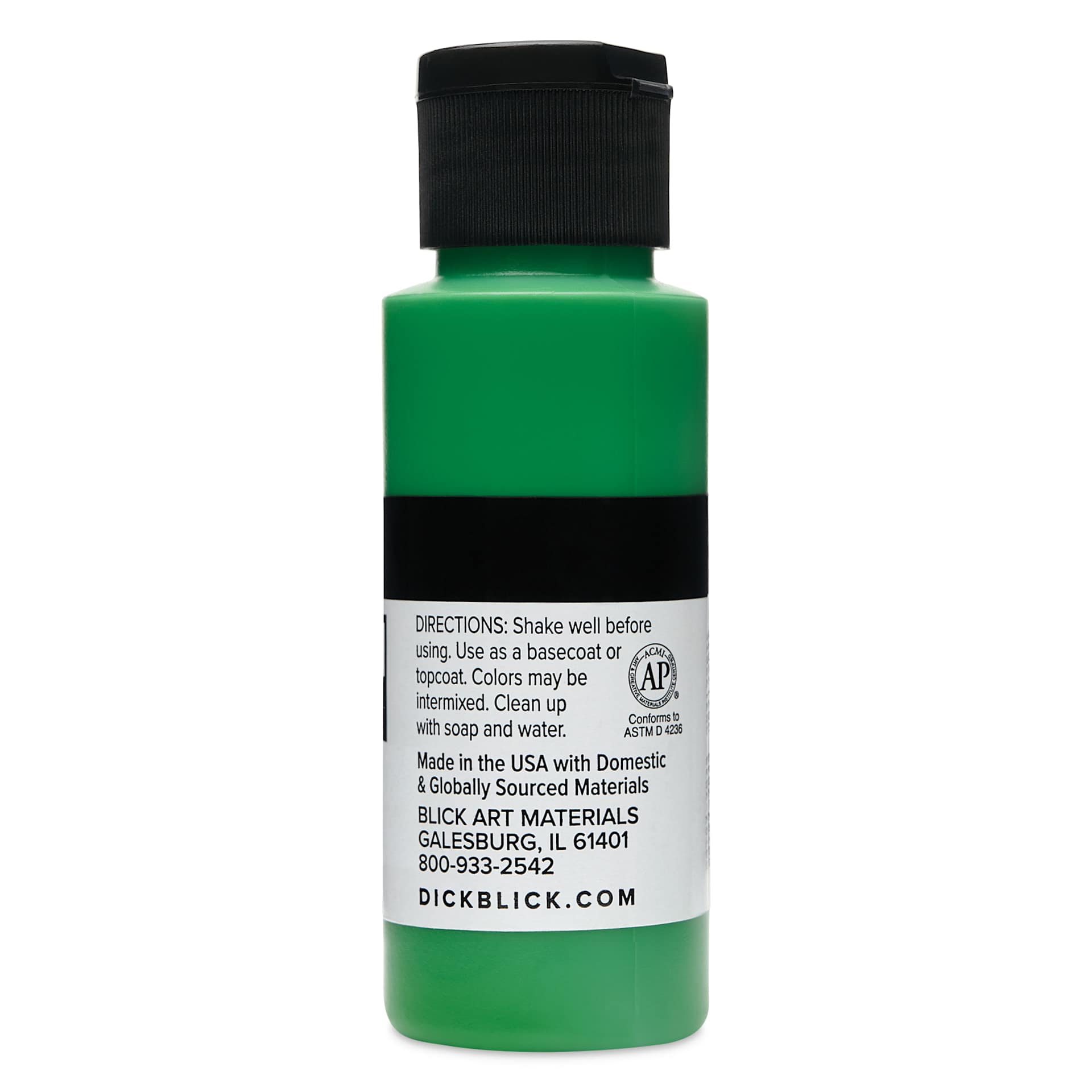 Blick Matte Acrylic - Green Deep, 2 oz bottle