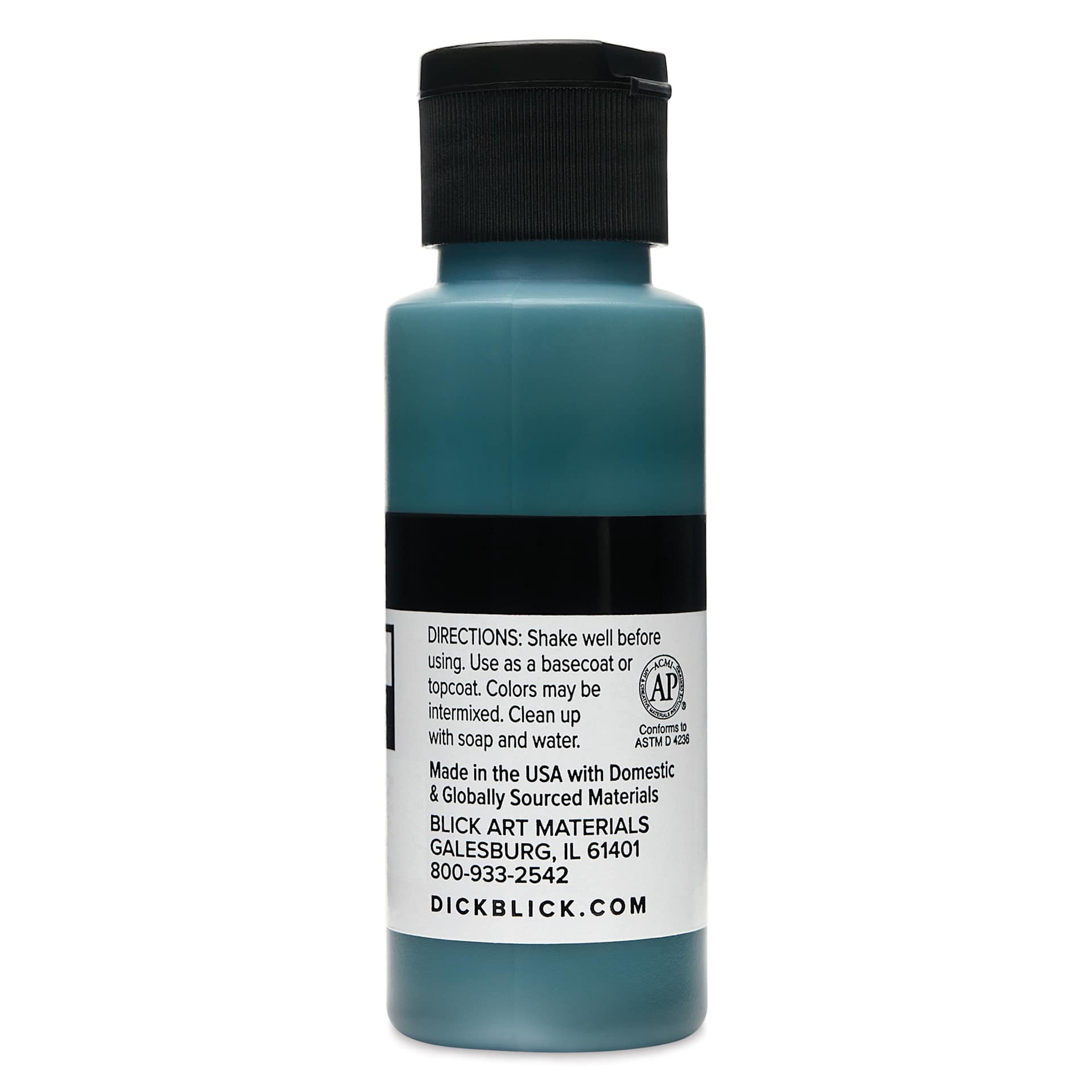 Blick Matte Acrylic - Dark Green Deep, 2 oz bottle