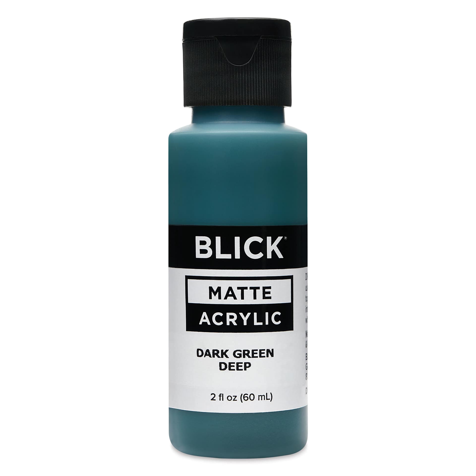Blick Matte Acrylic - Dark Green Deep, 2 oz bottle
