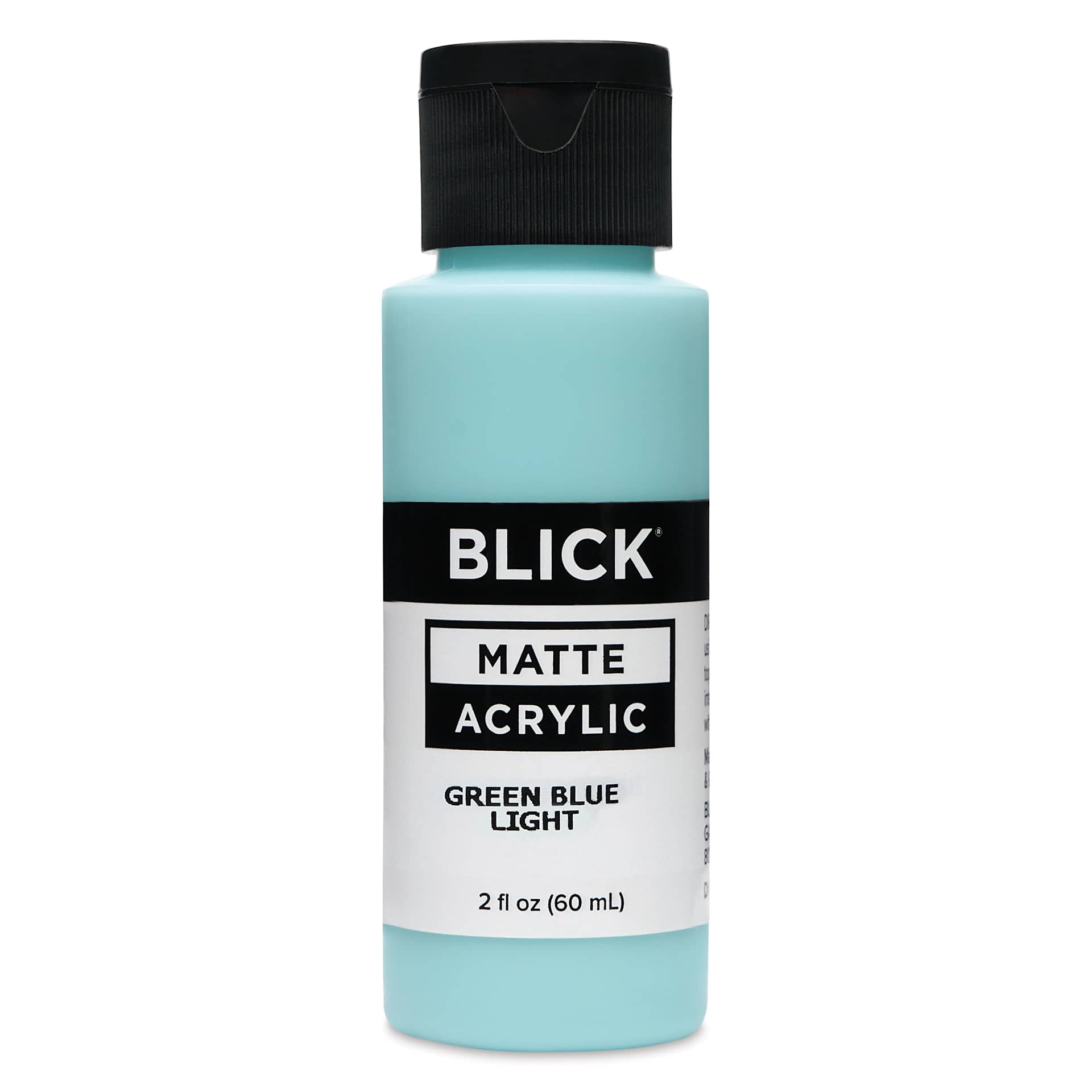 Blick Matte Acrylic - Green Blue Light, 2 oz bottle