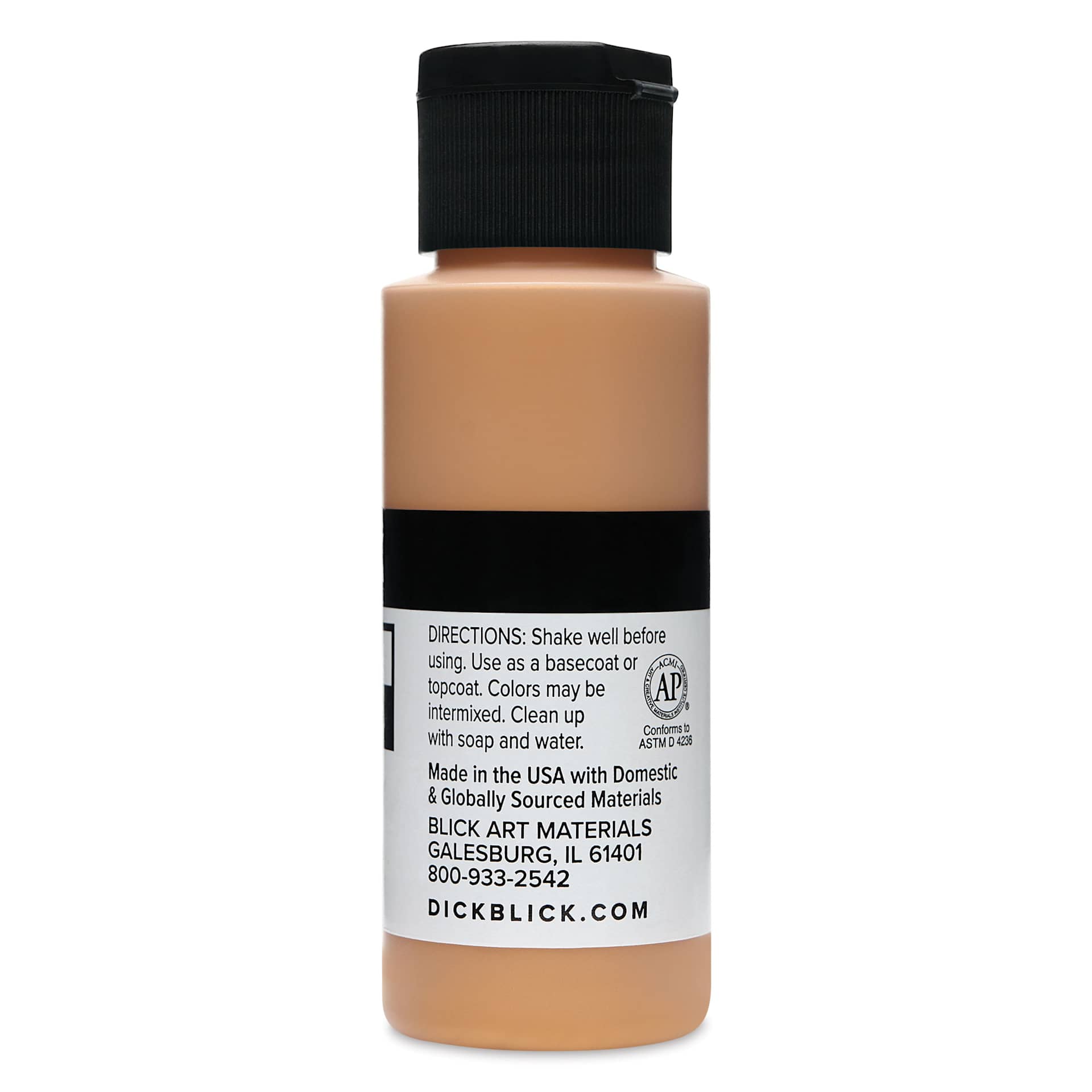 Blick Matte Acrylic - Gold Metallic, 2 oz bottle
