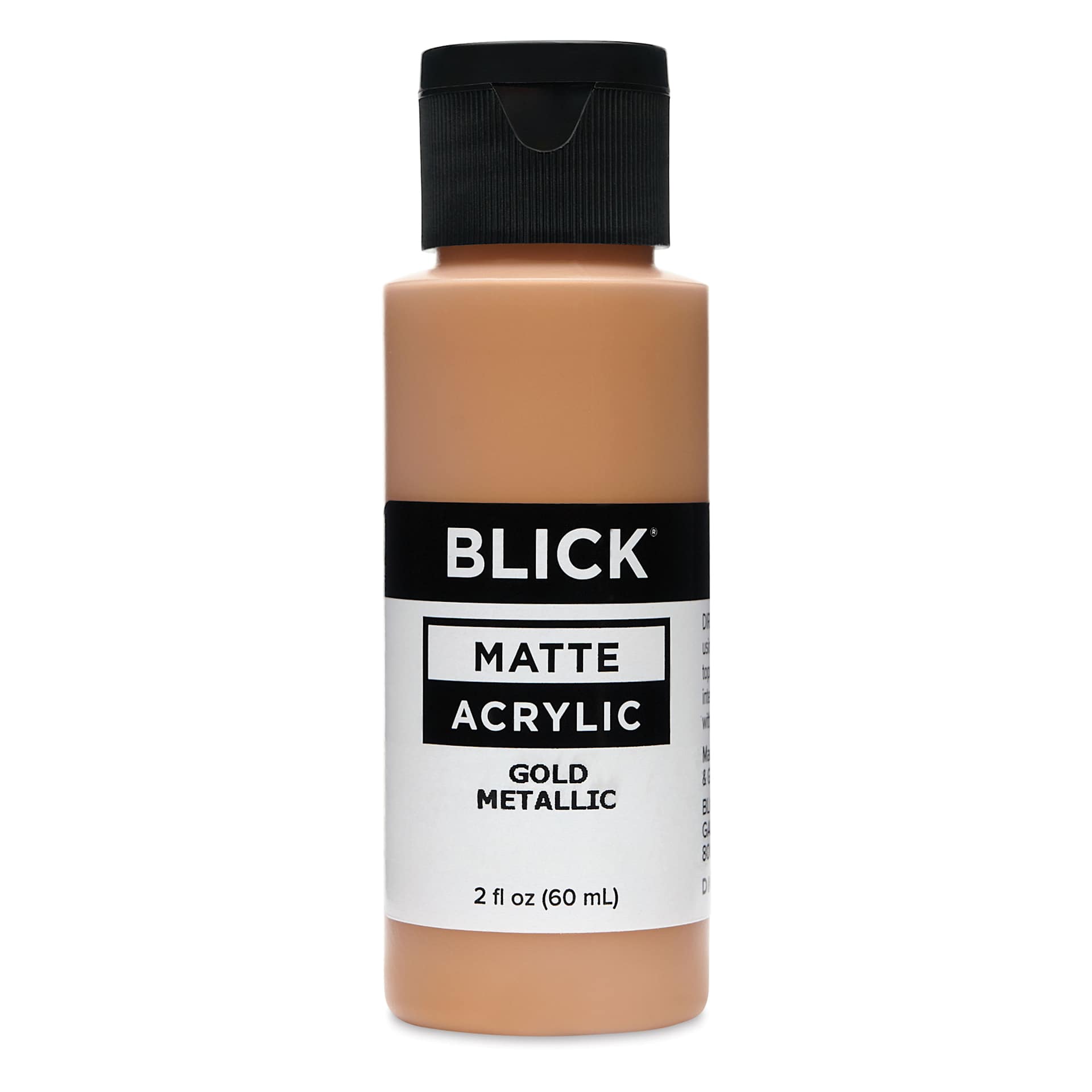 Blick Matte Acrylic - Gold Metallic, 2 oz bottle