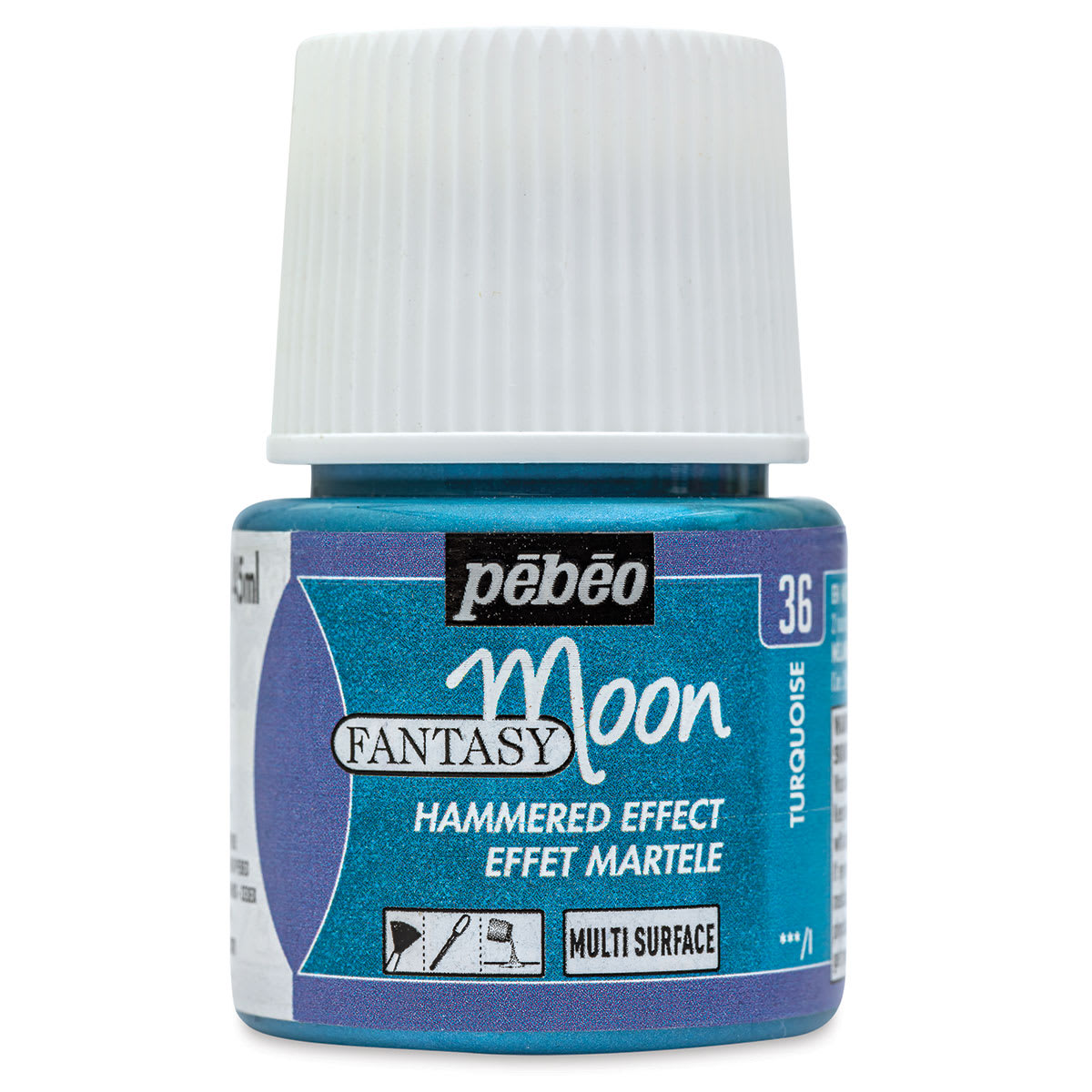 Pebeo Fantasy Moon Paints - Turquoise, 45 ml bottle