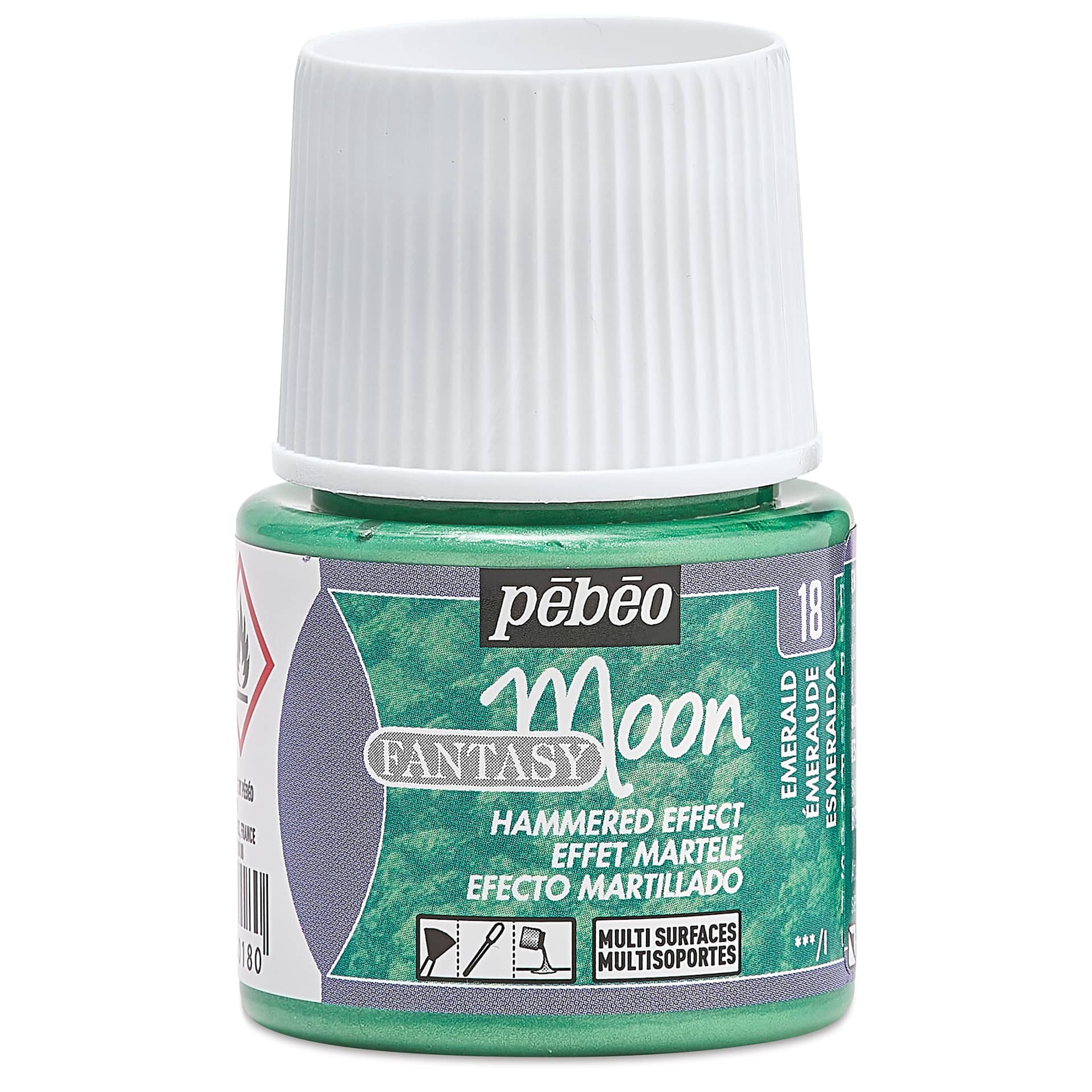 Pebeo Fantasy Moon Paints - Emerald, 45 ml bottle